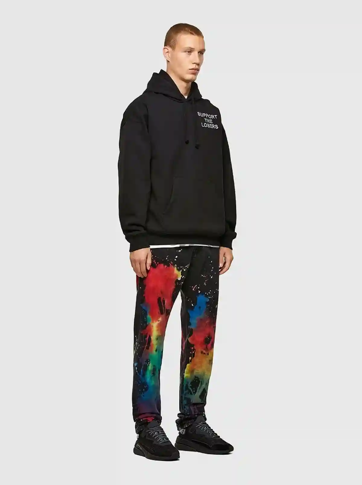 Black Straight Jeans-D-Kras