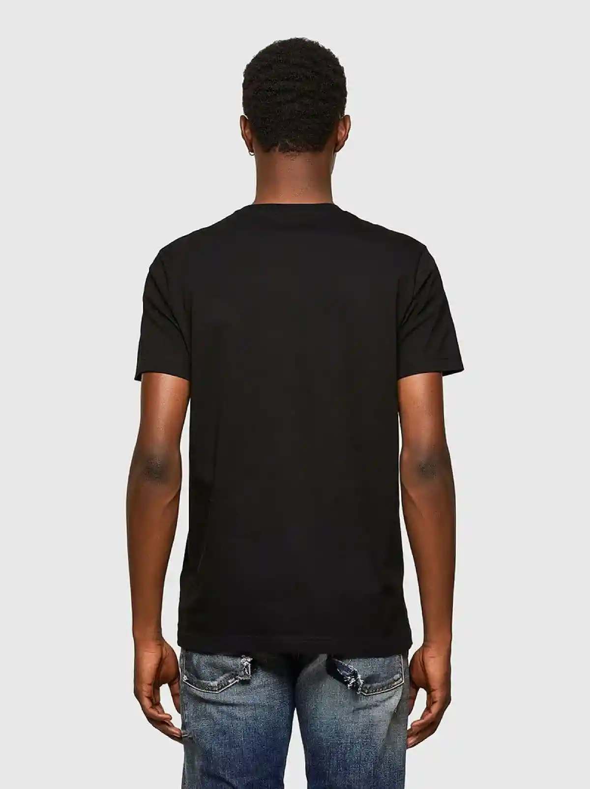 Black T-shirt with Diesel Industry logo print