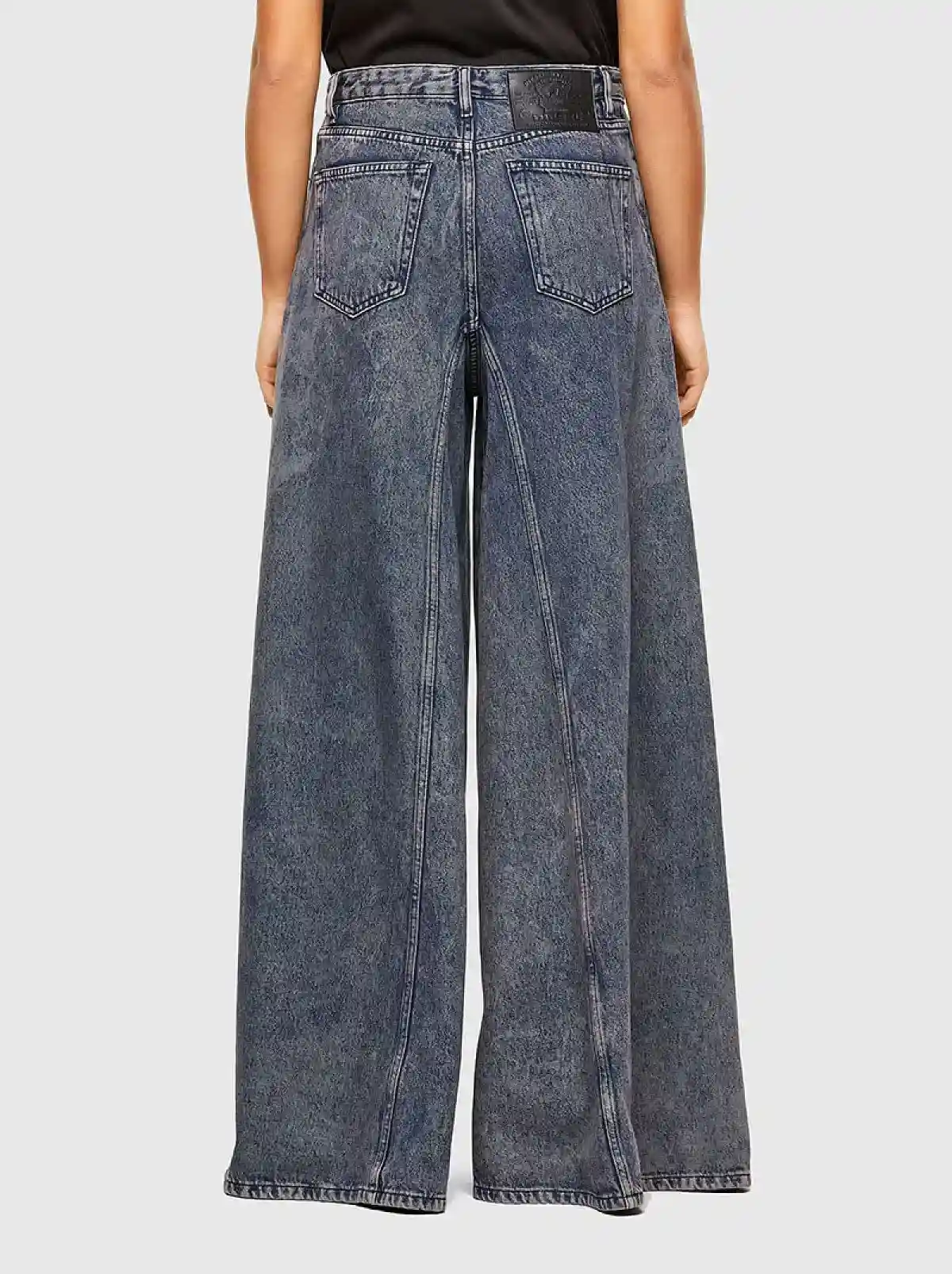 Blue Bootcut and Flare Jeans-D-Spritzz