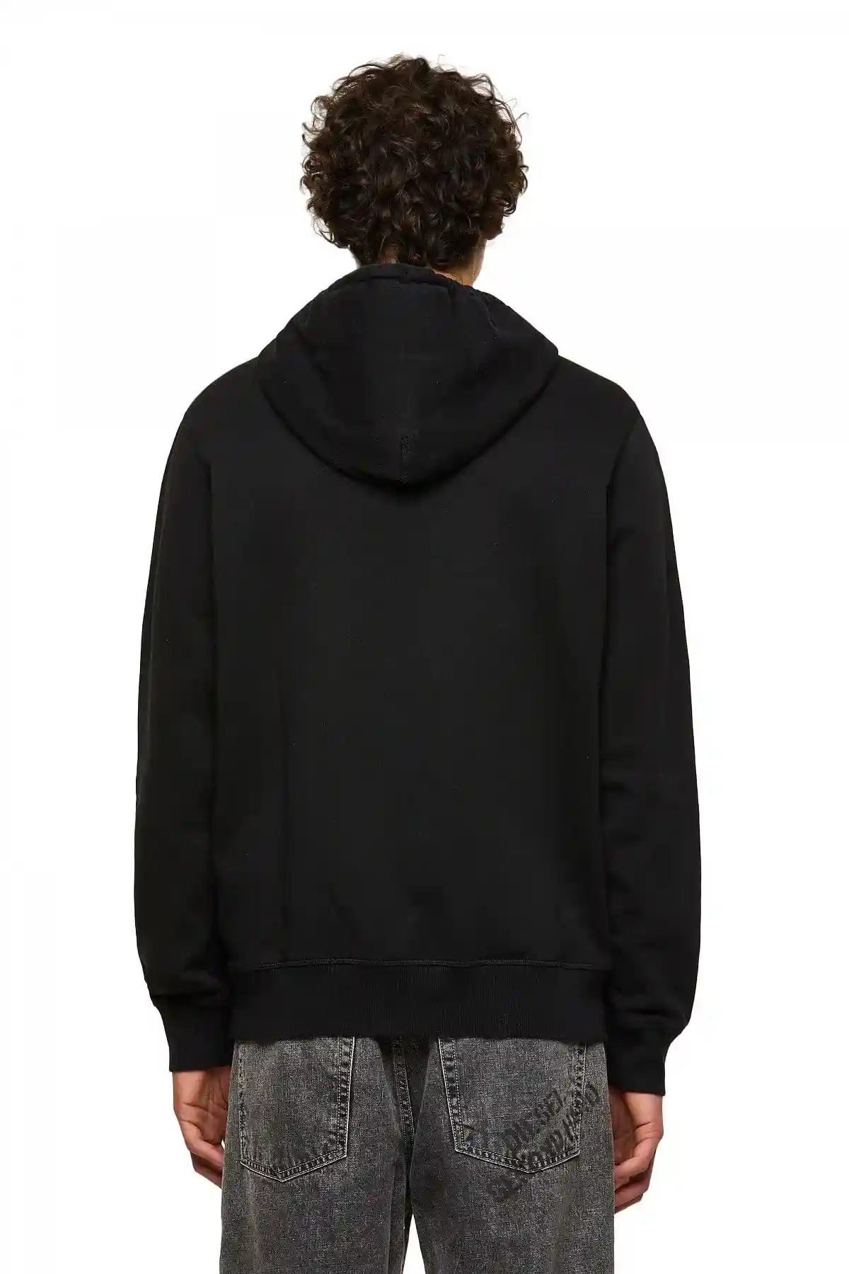 Black DieselXDiesel hoodie with logo patch