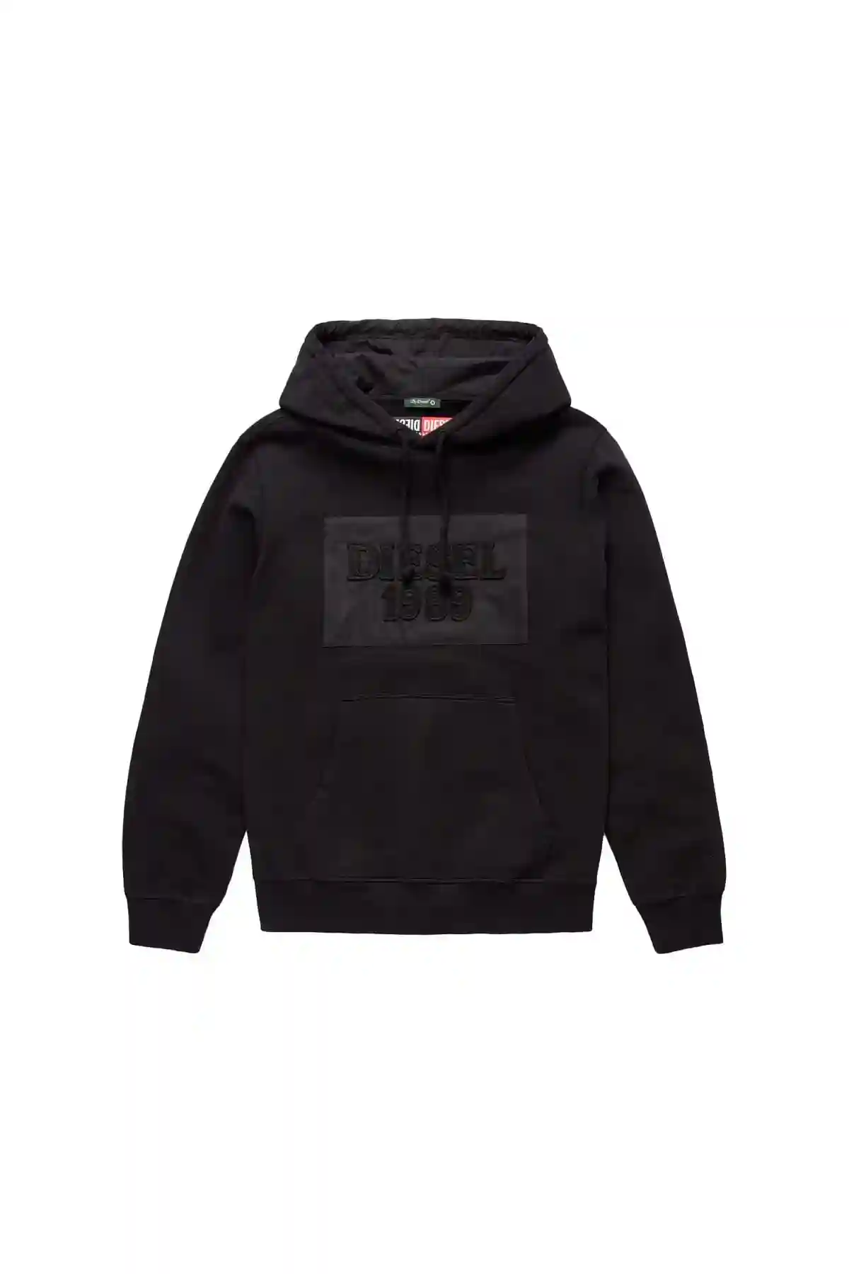 Black DieselXDiesel hoodie with logo patch