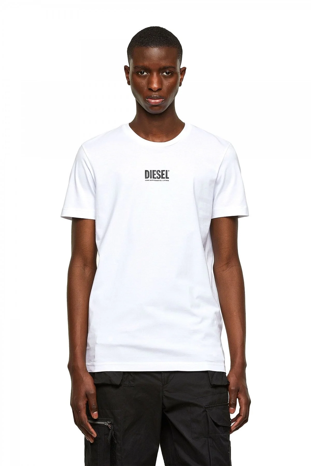 White T-shirt with small logo print