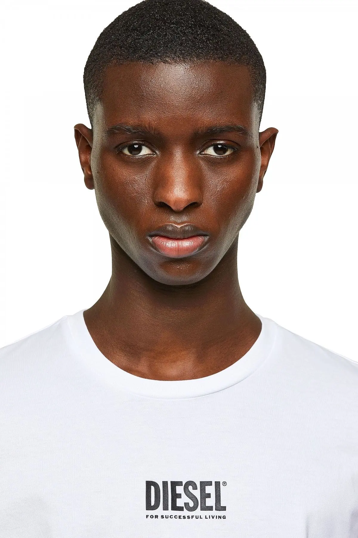 White T-shirt with small logo print