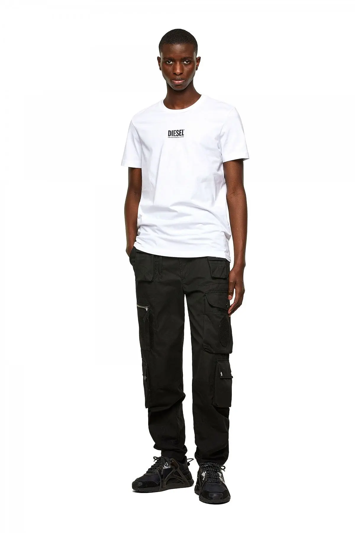 White T-shirt with small logo print