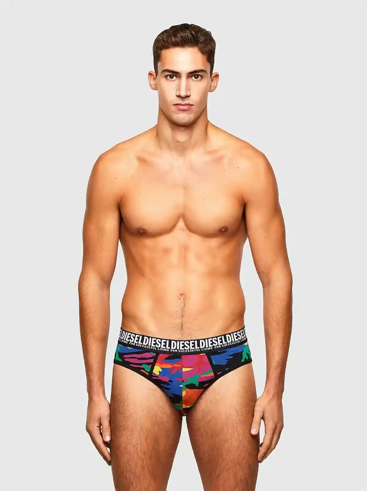 Multicolor Pride brief three-pack