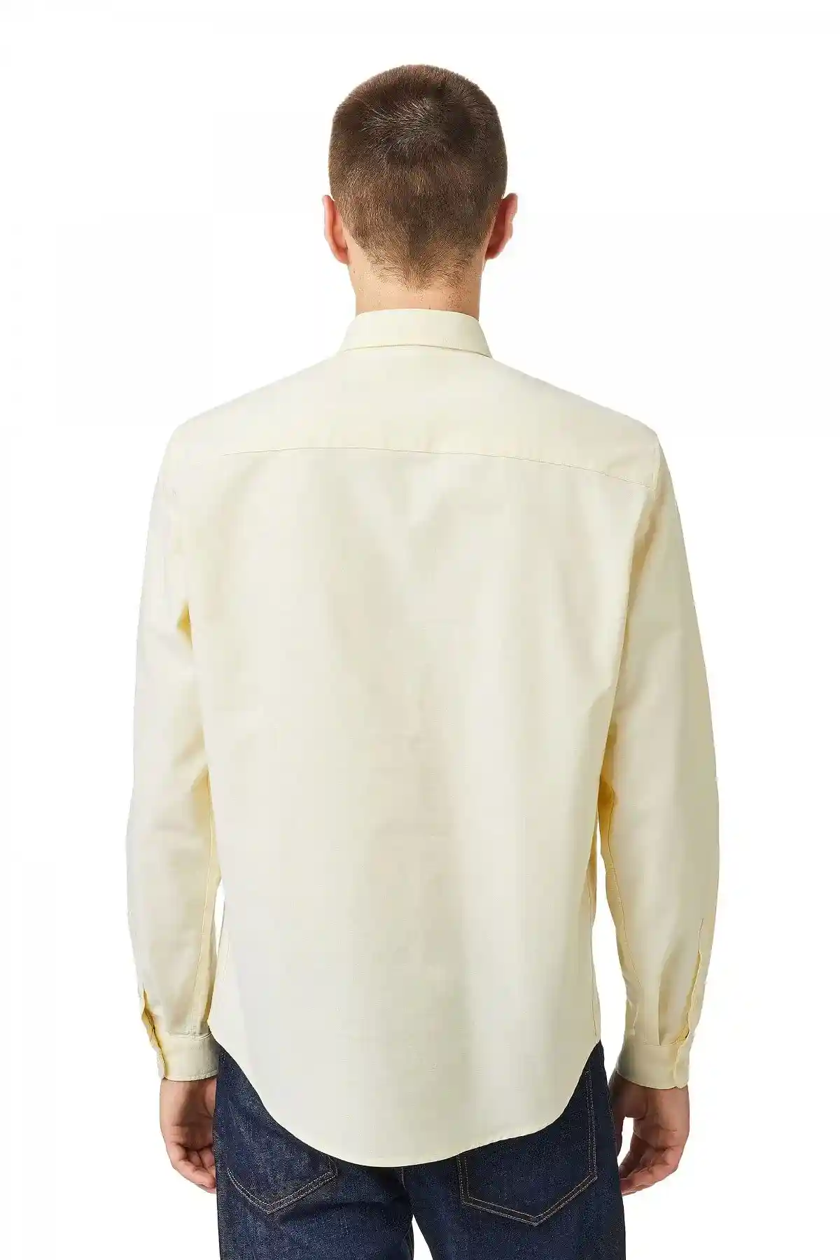 Yellow Shirt in cotton Oxford