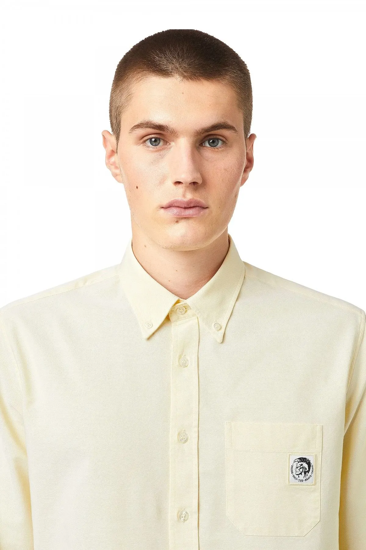 Yellow Shirt in cotton Oxford