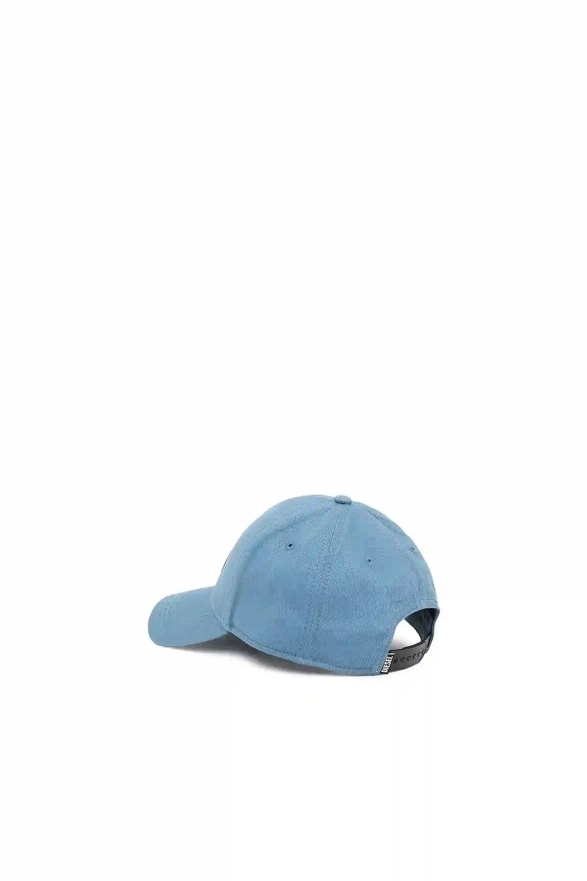 Blue Baseball cap with rubber logo patch