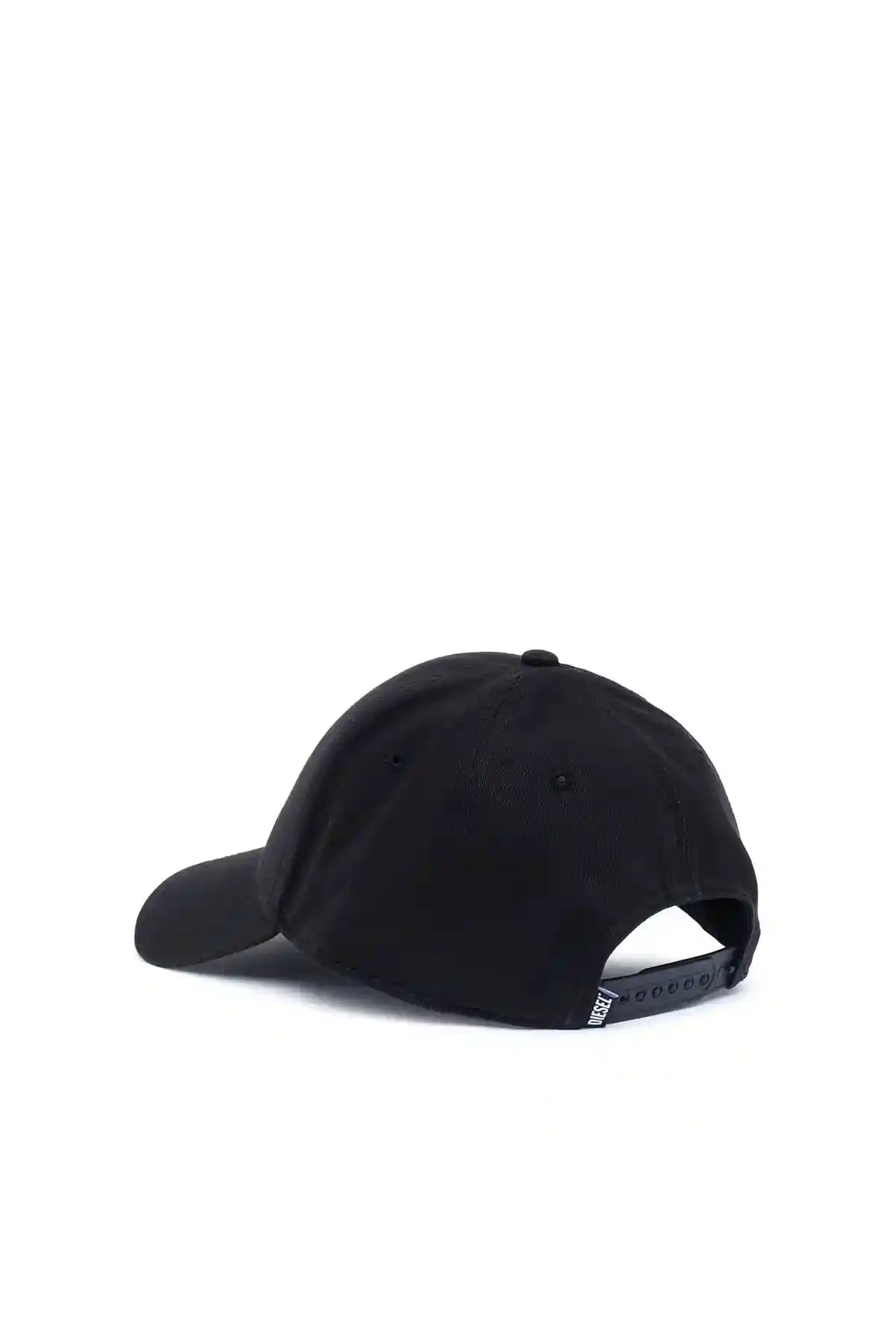 Black Baseball cap with rubber logo patch