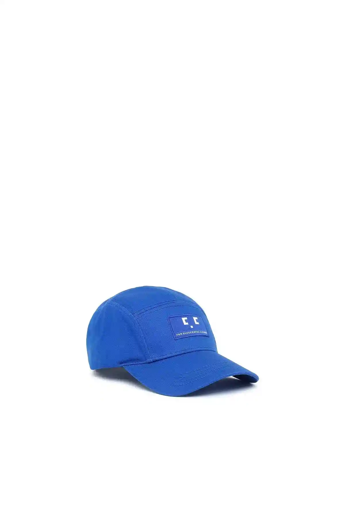 Blue Baseball cap with emoji patch
