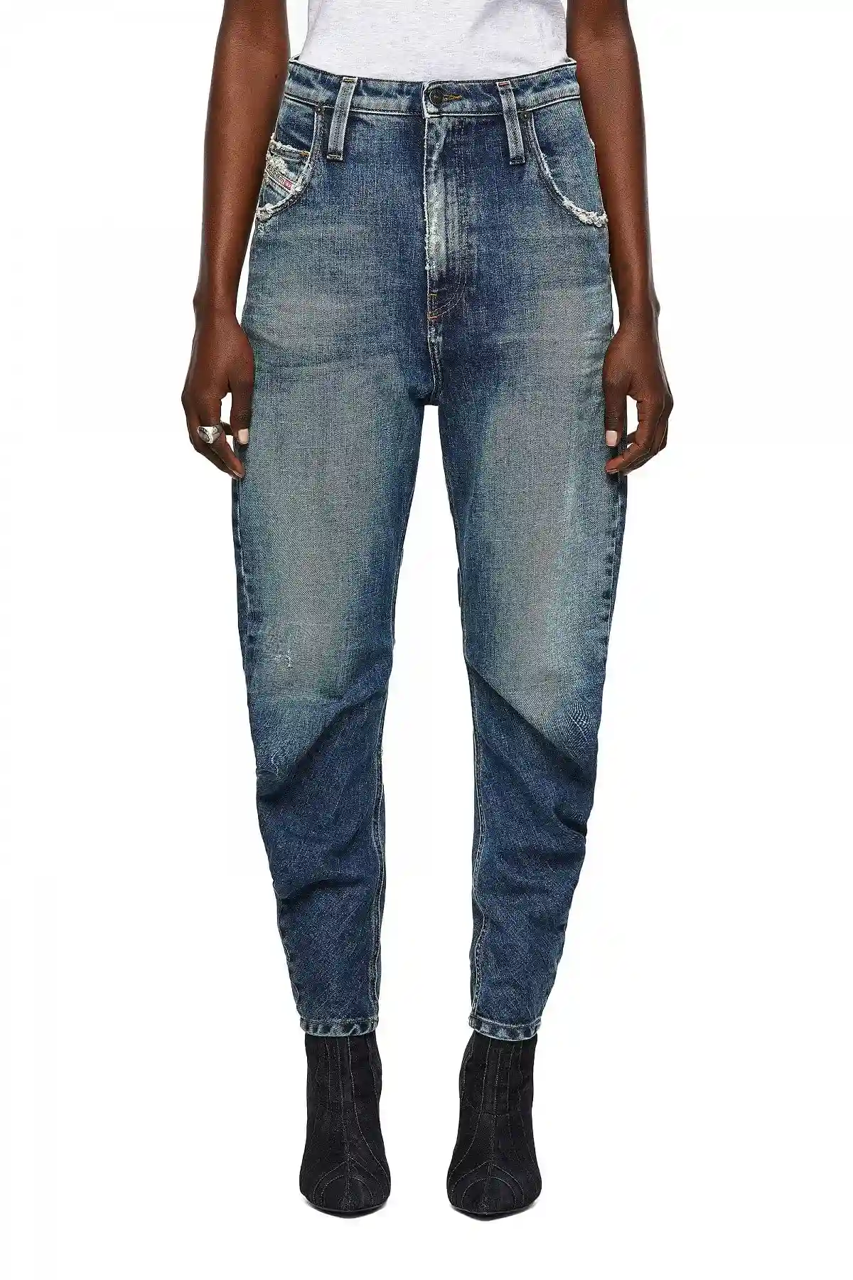 Blue Boyfriend Jeans-D-Plata