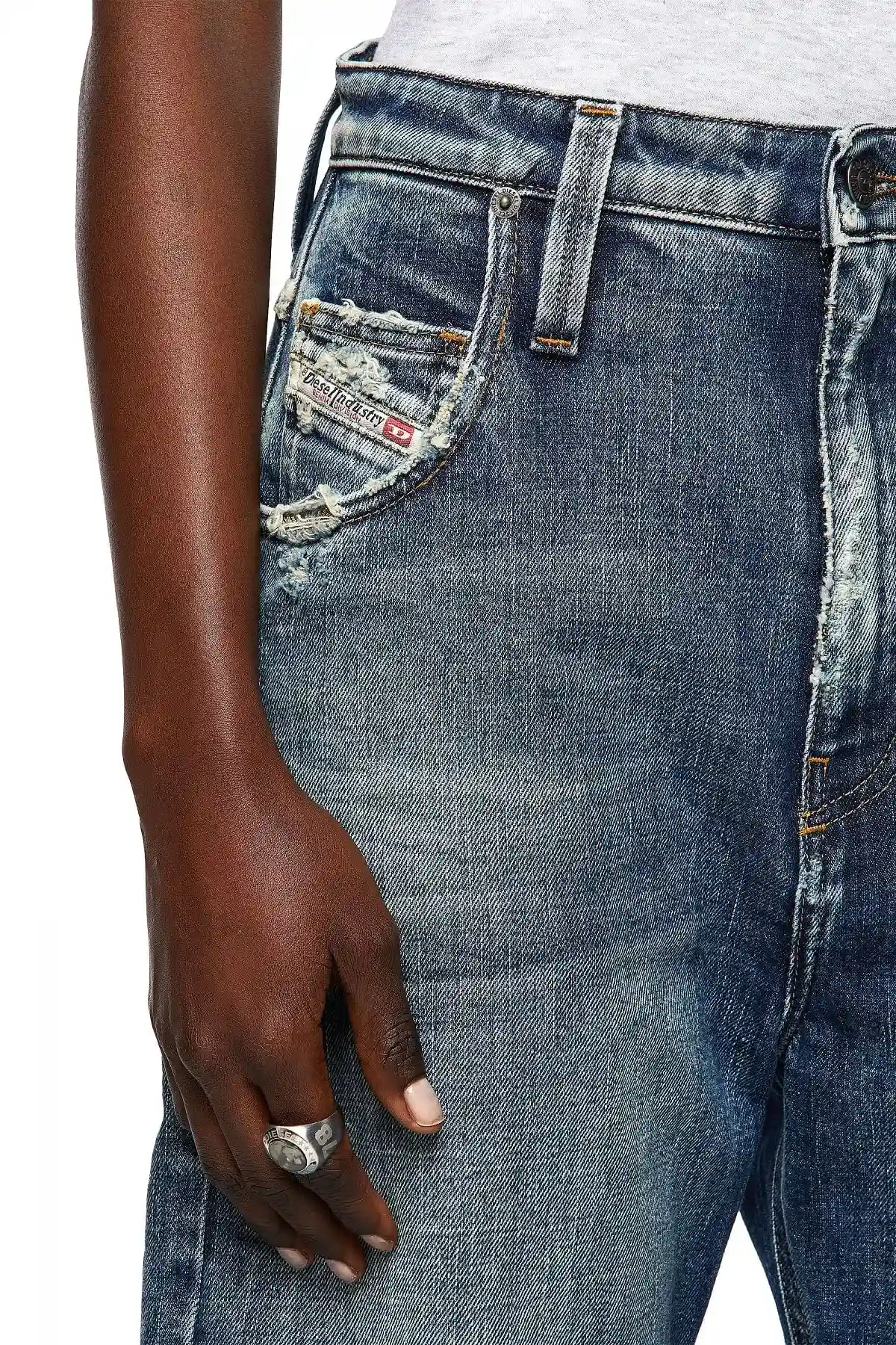 Blue Boyfriend Jeans-D-Plata