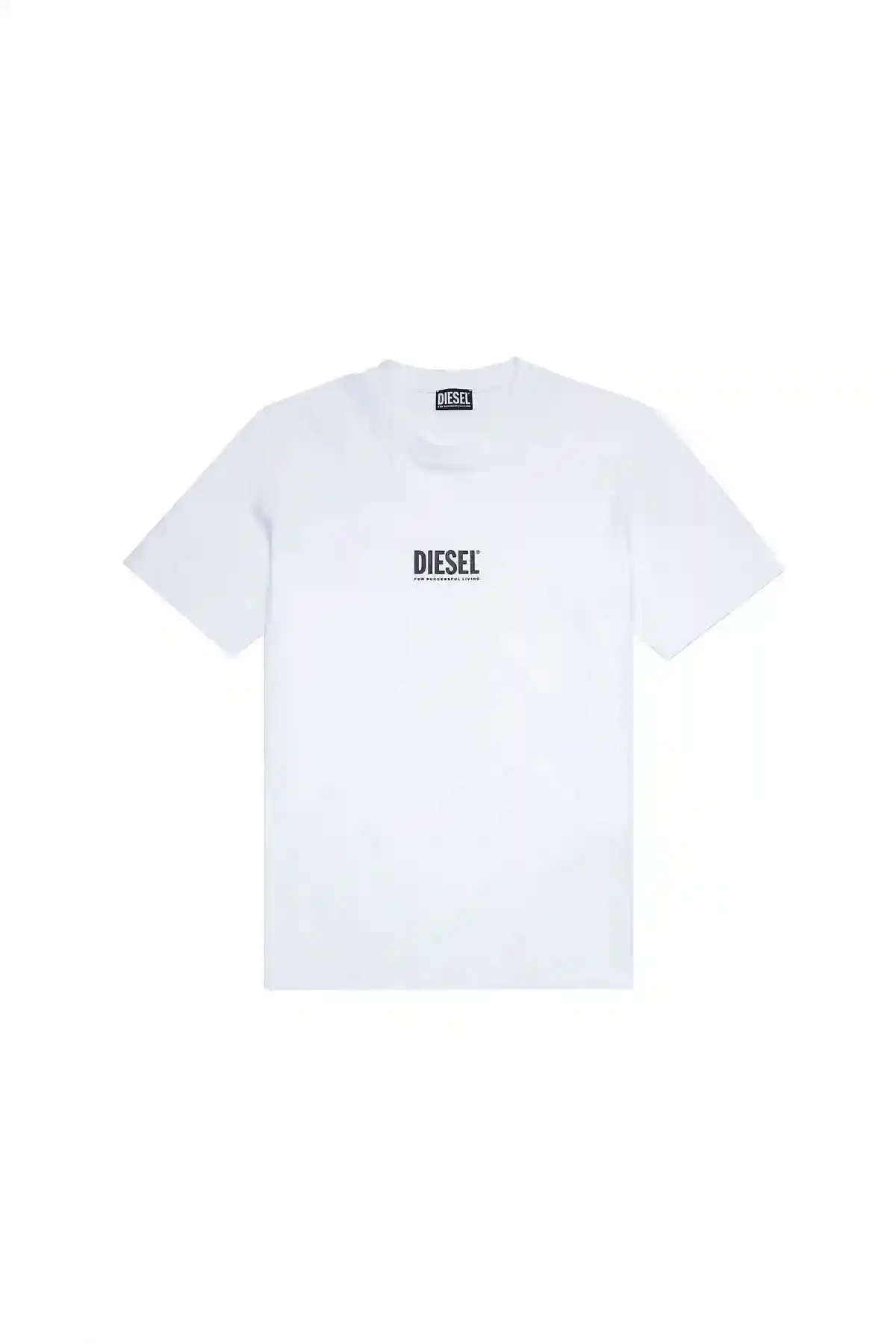 White Green Label T-shirt with small logo print