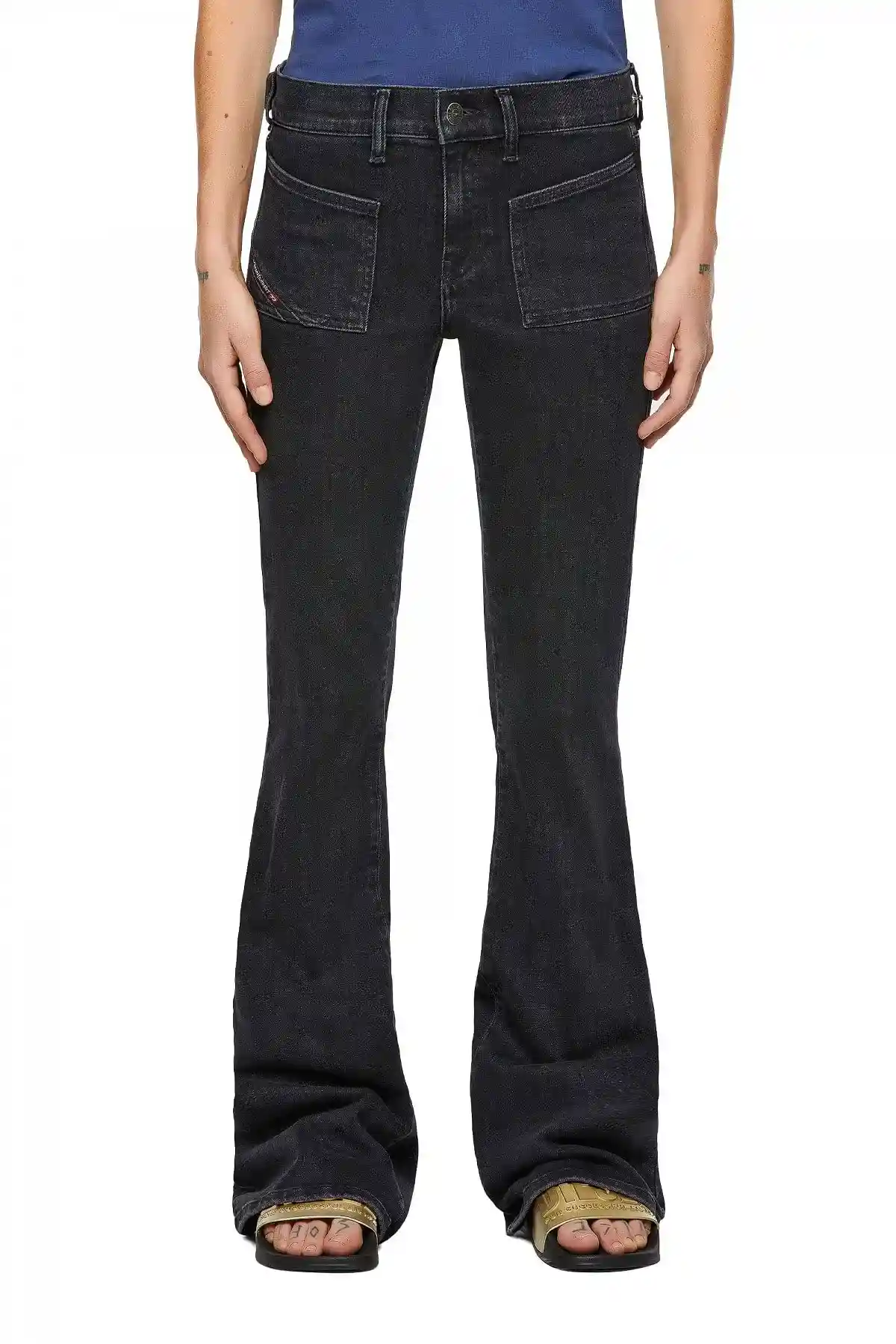 Black Bootcut and Flare Jeans-1969 D-EBBEY