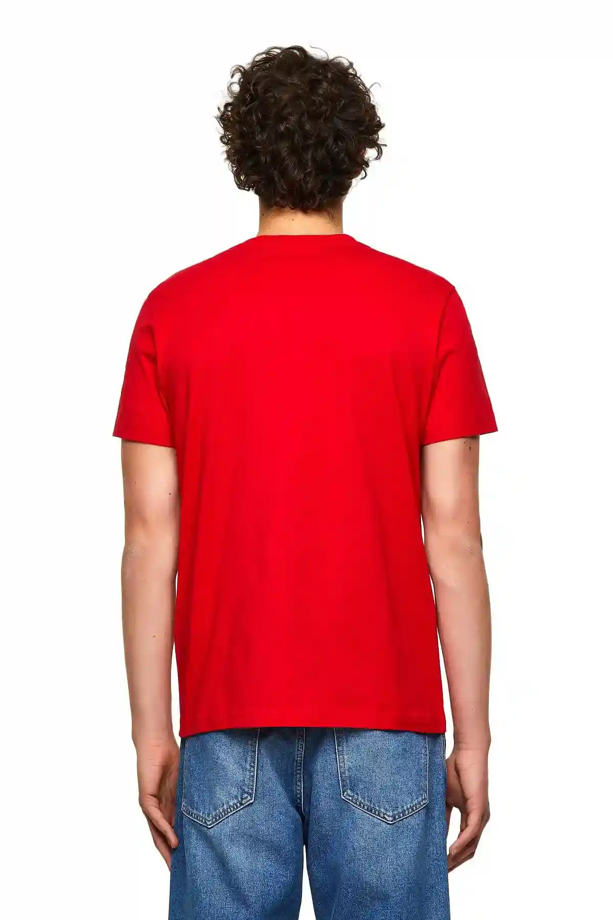 Red Green Label T-shirt with DSL-0978 print
