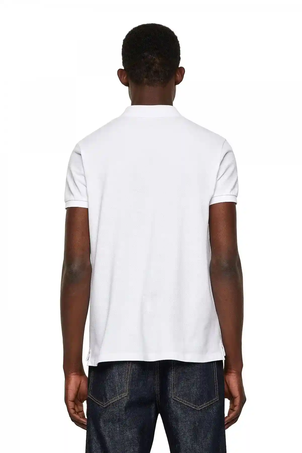 White Polo shirt with embroidered logo