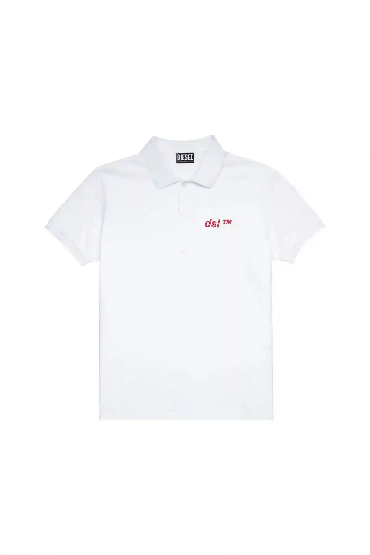 White Polo shirt with embroidered logo