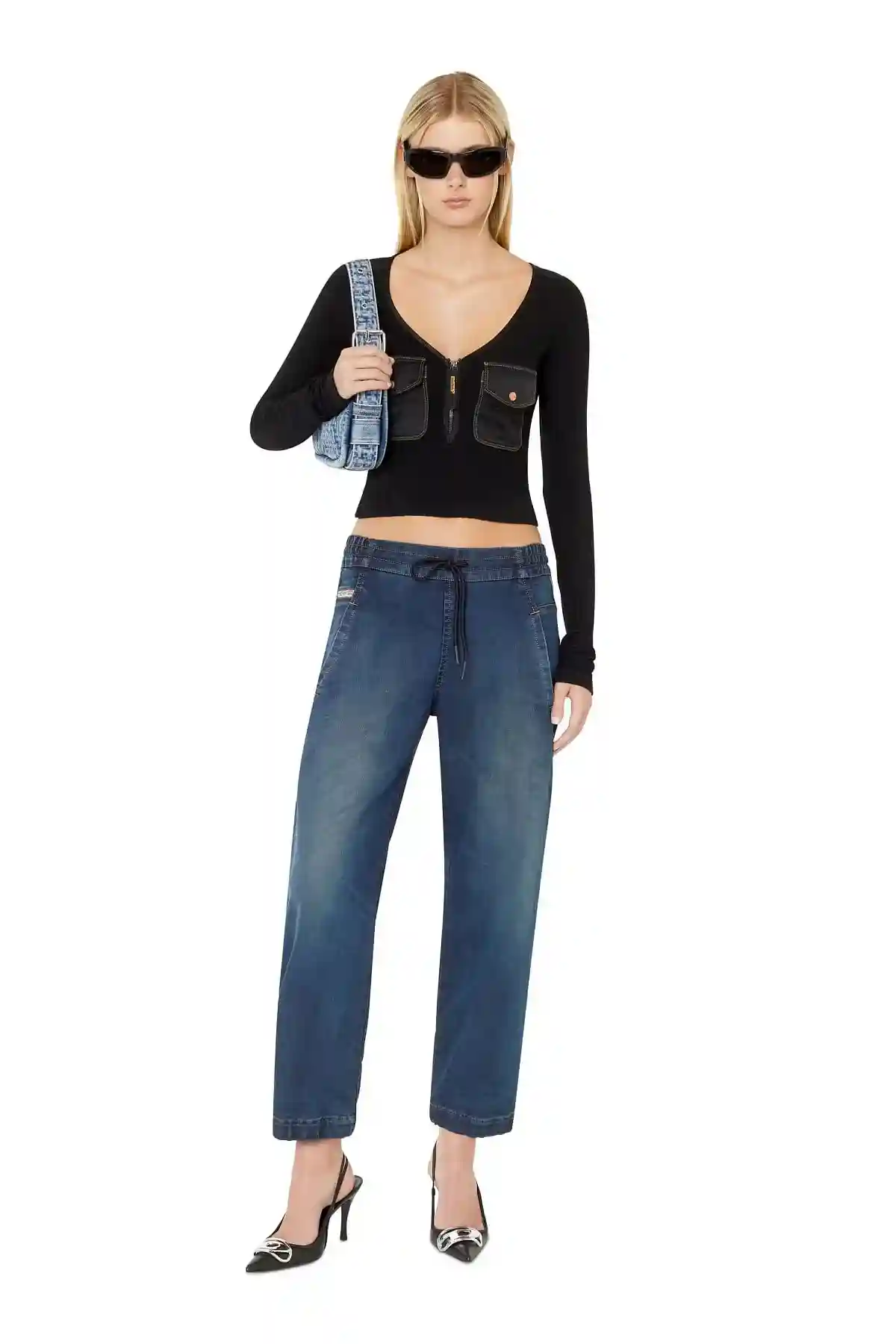 Blue Boyfriend Krailey JoggJeans