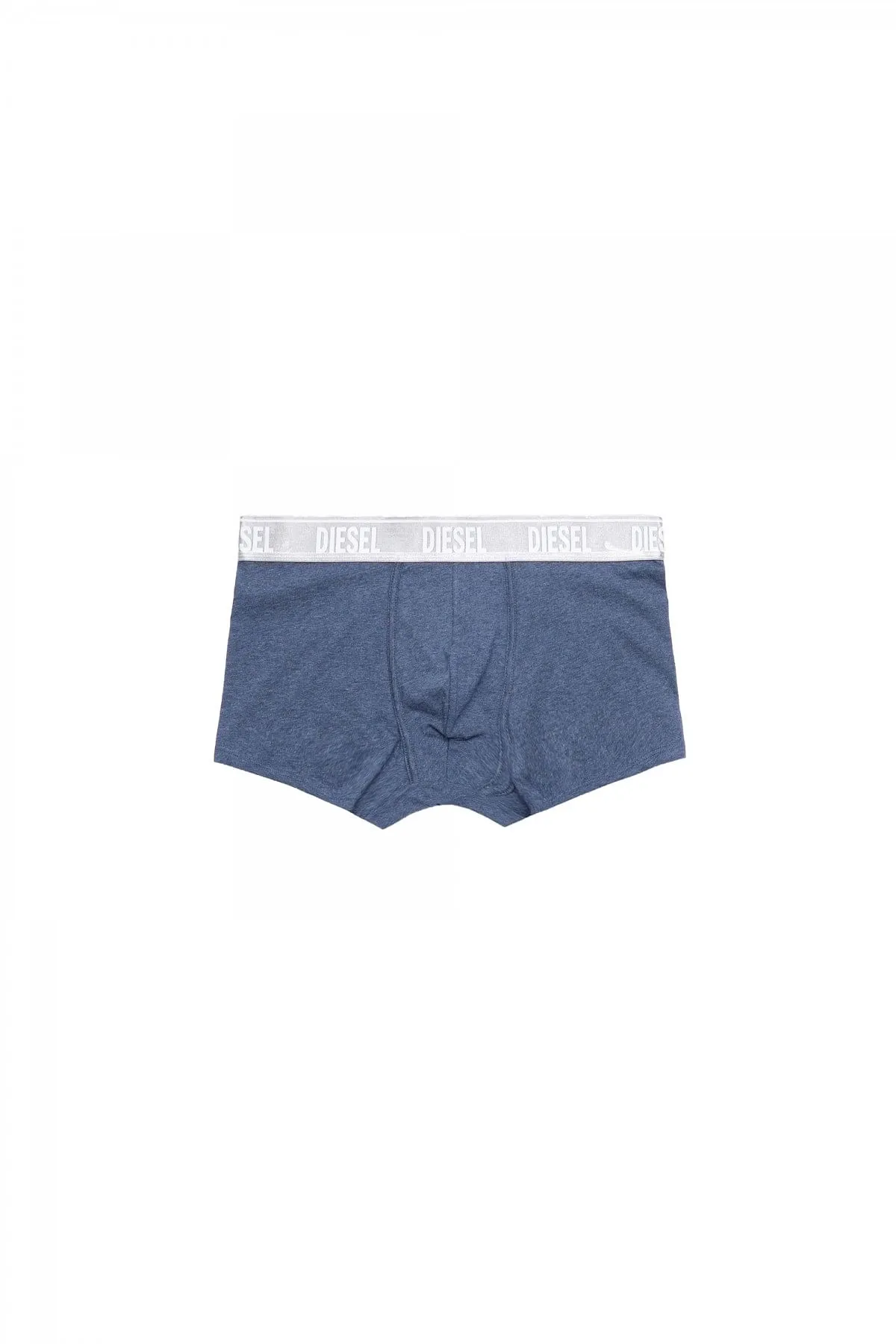Blue Boxer briefs in mélange fabric