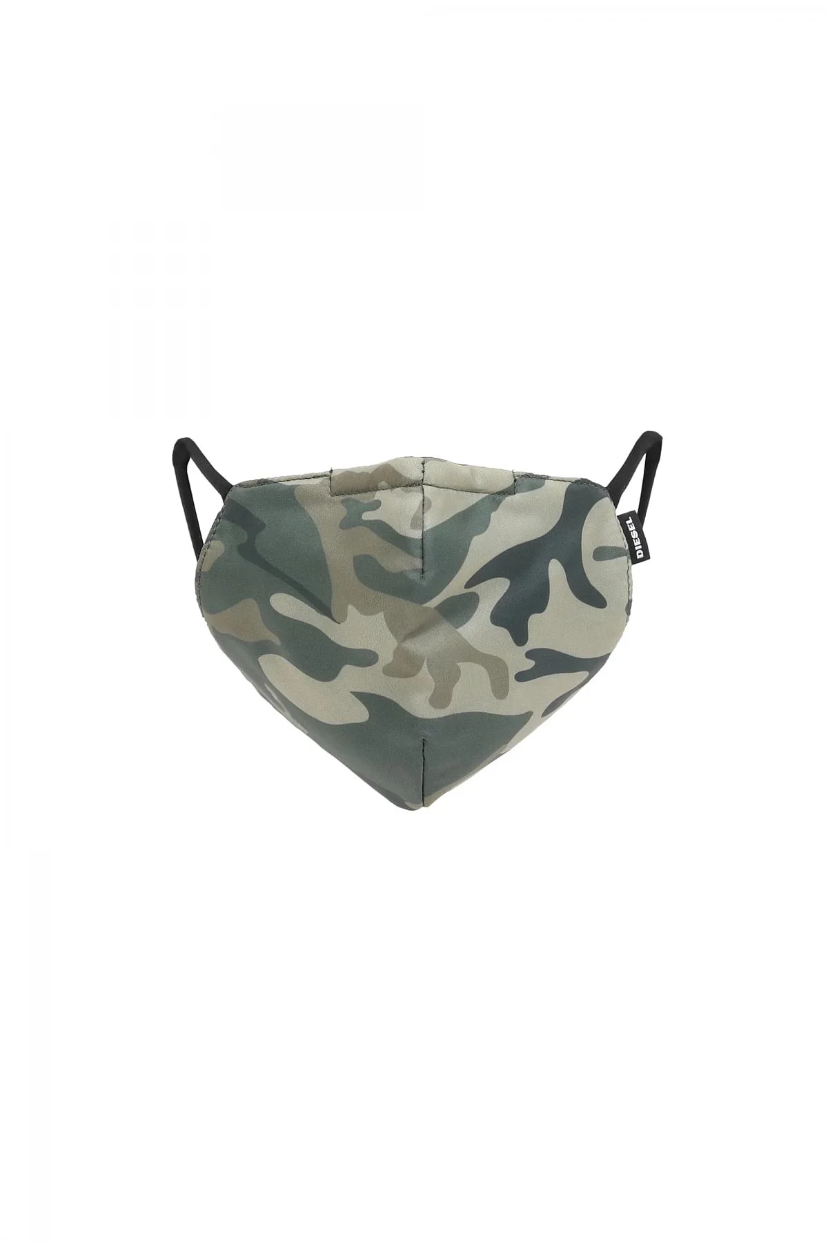 Green Mask with camouflage print