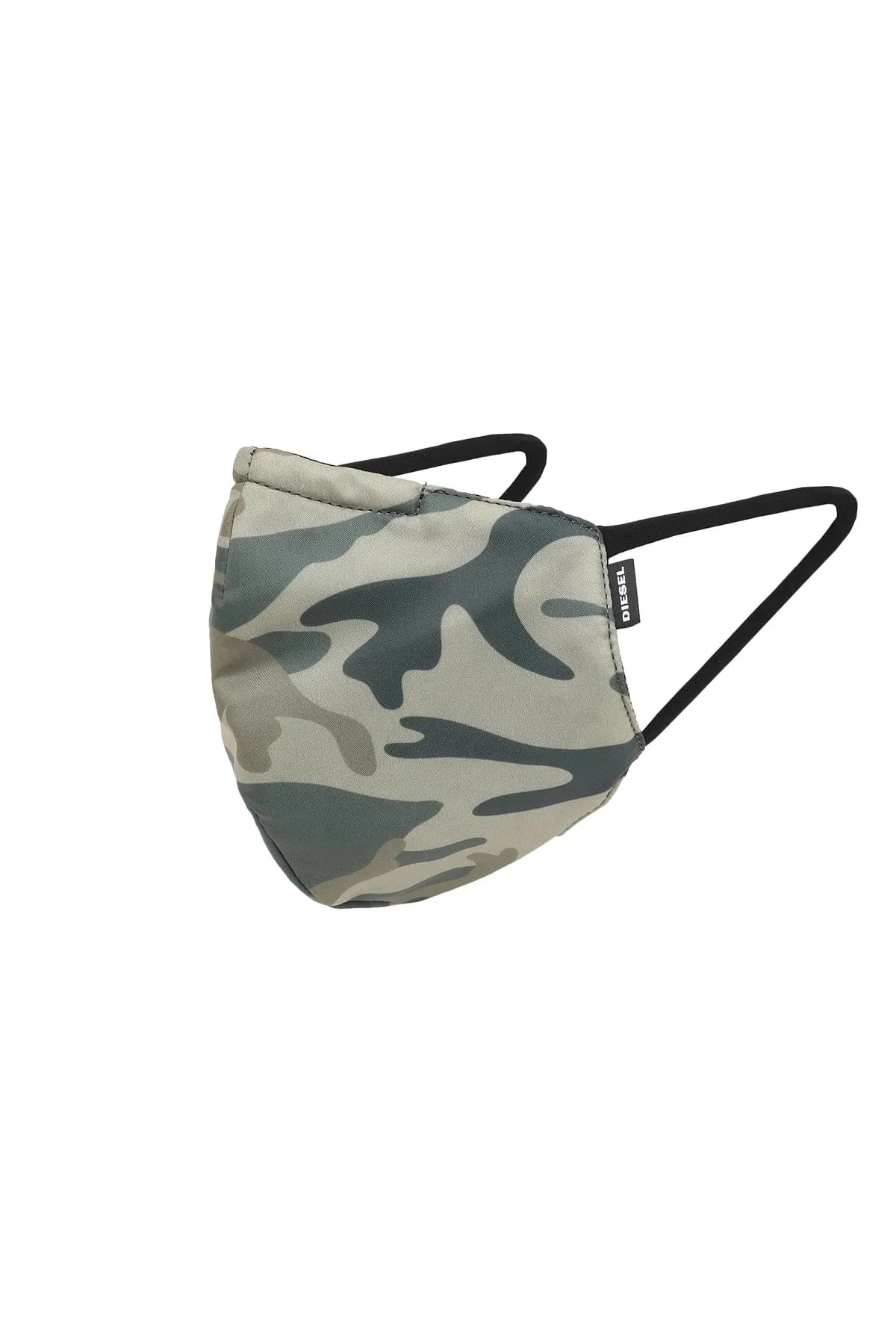 Green Mask with camouflage print