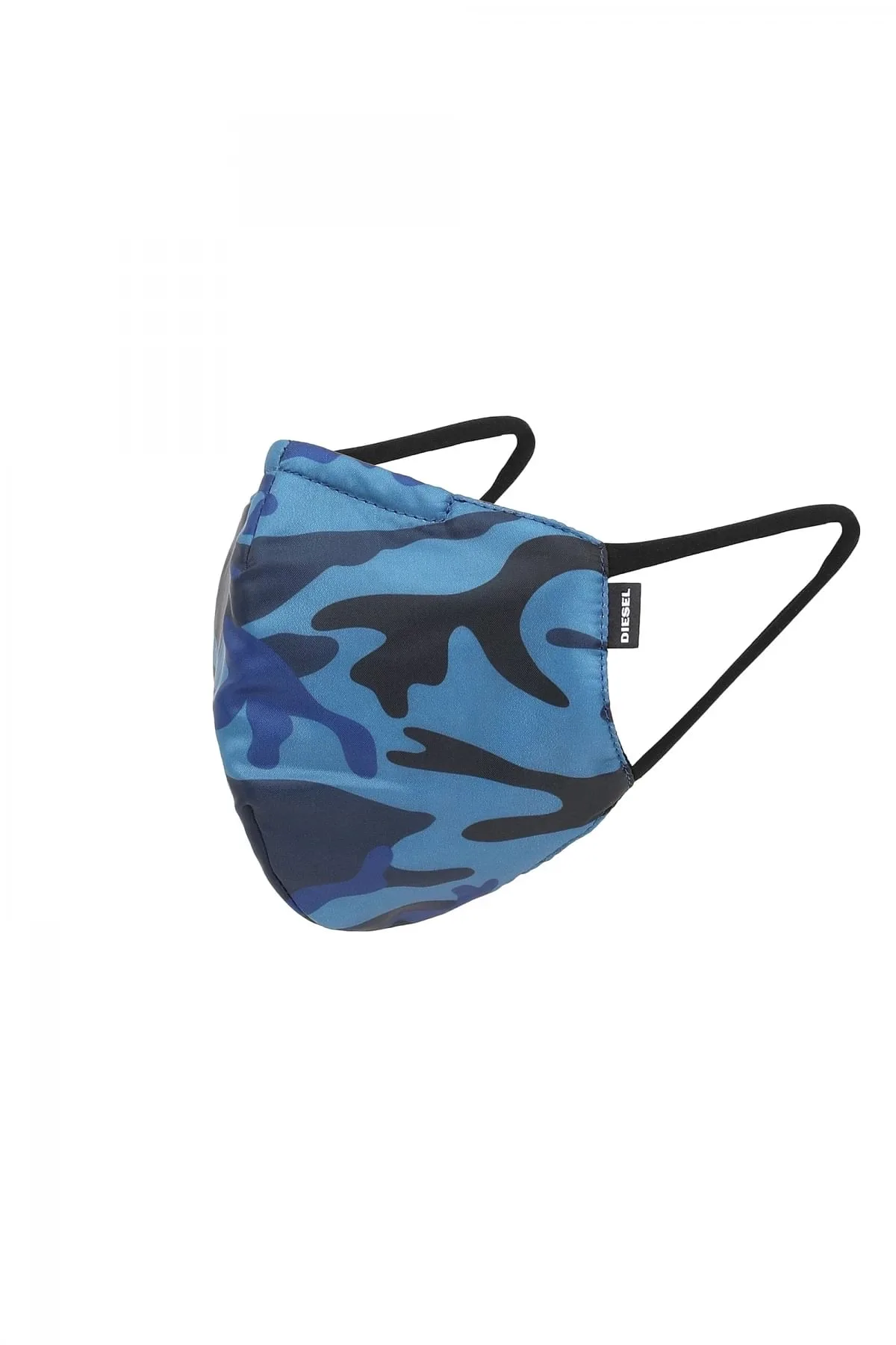 Blue Mask with camouflage print