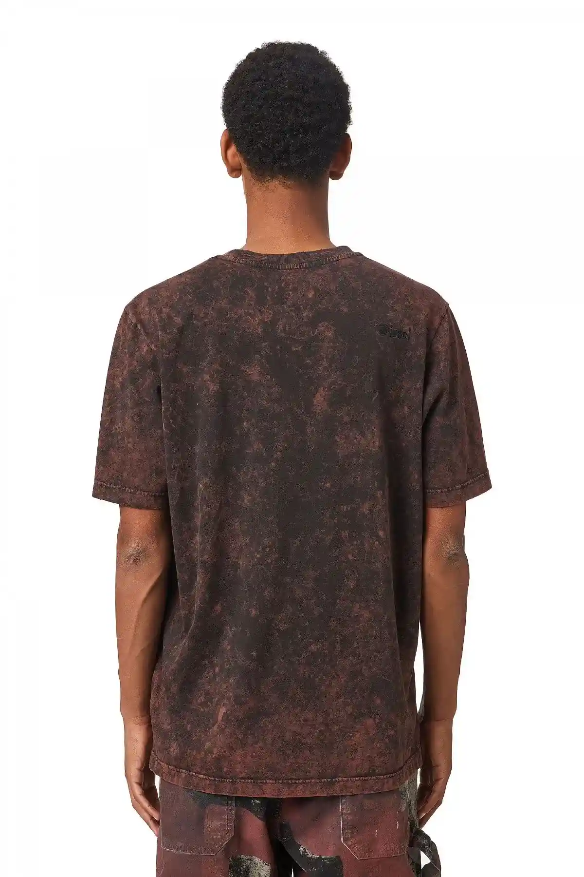 Black and Pink T-shirt with marble effect