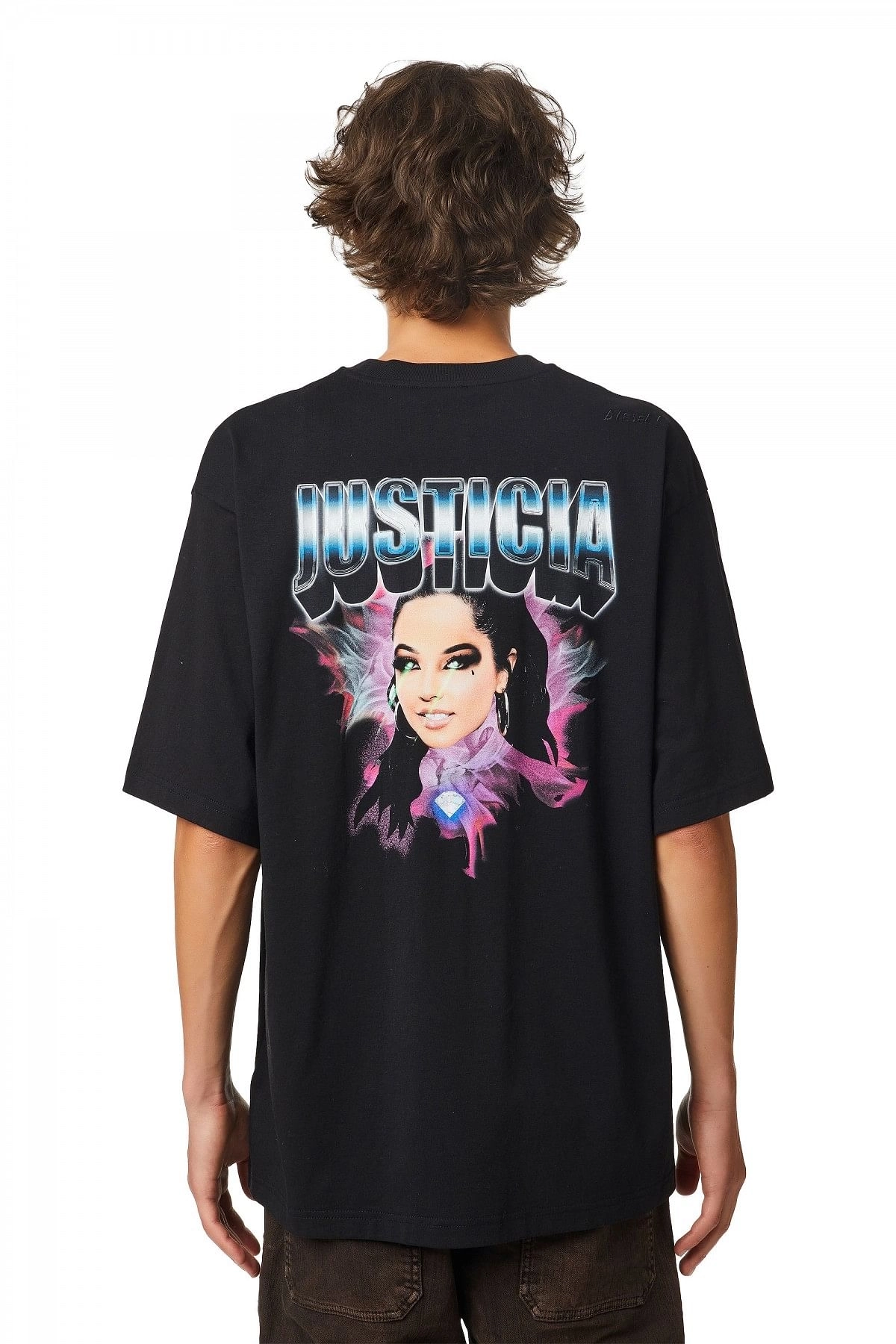 Black Green Label T-shirt with graphic print