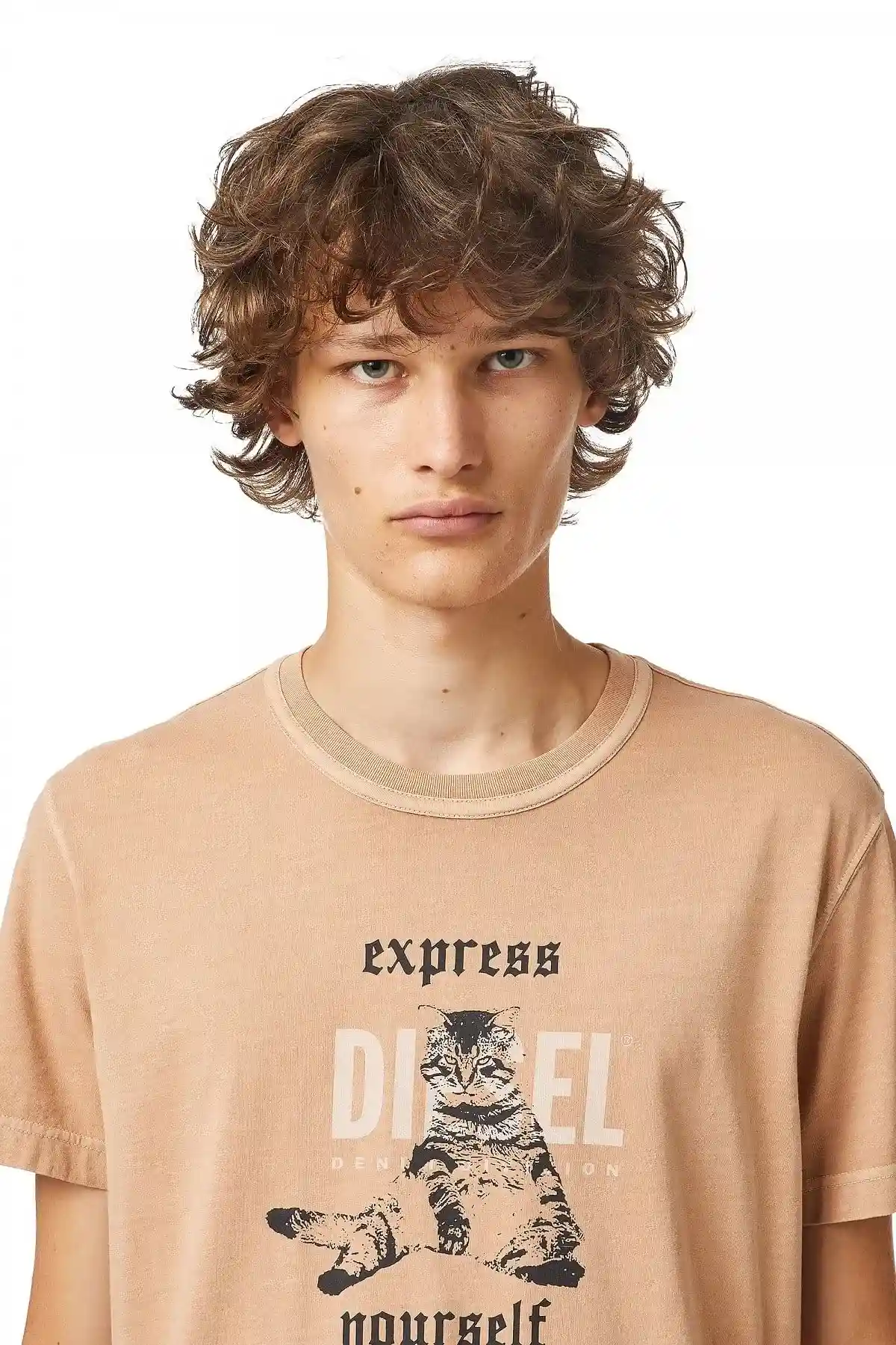 Beige Green Label Express Yourself T-shirt