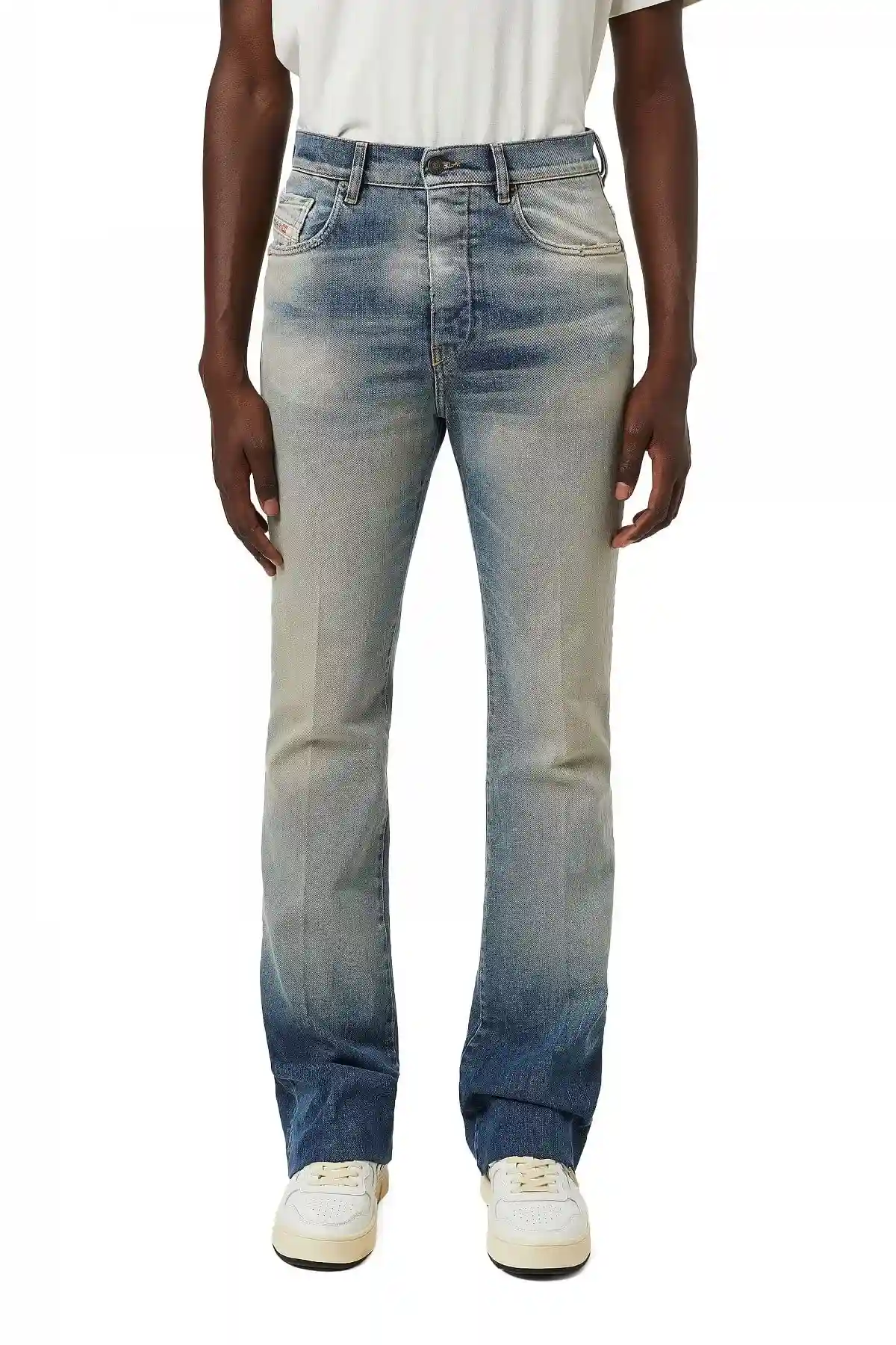 Blue Bootcut Jeans-D-Jefferr