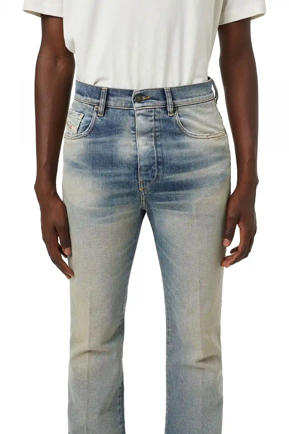 Blue Bootcut Jeans-D-Jefferr