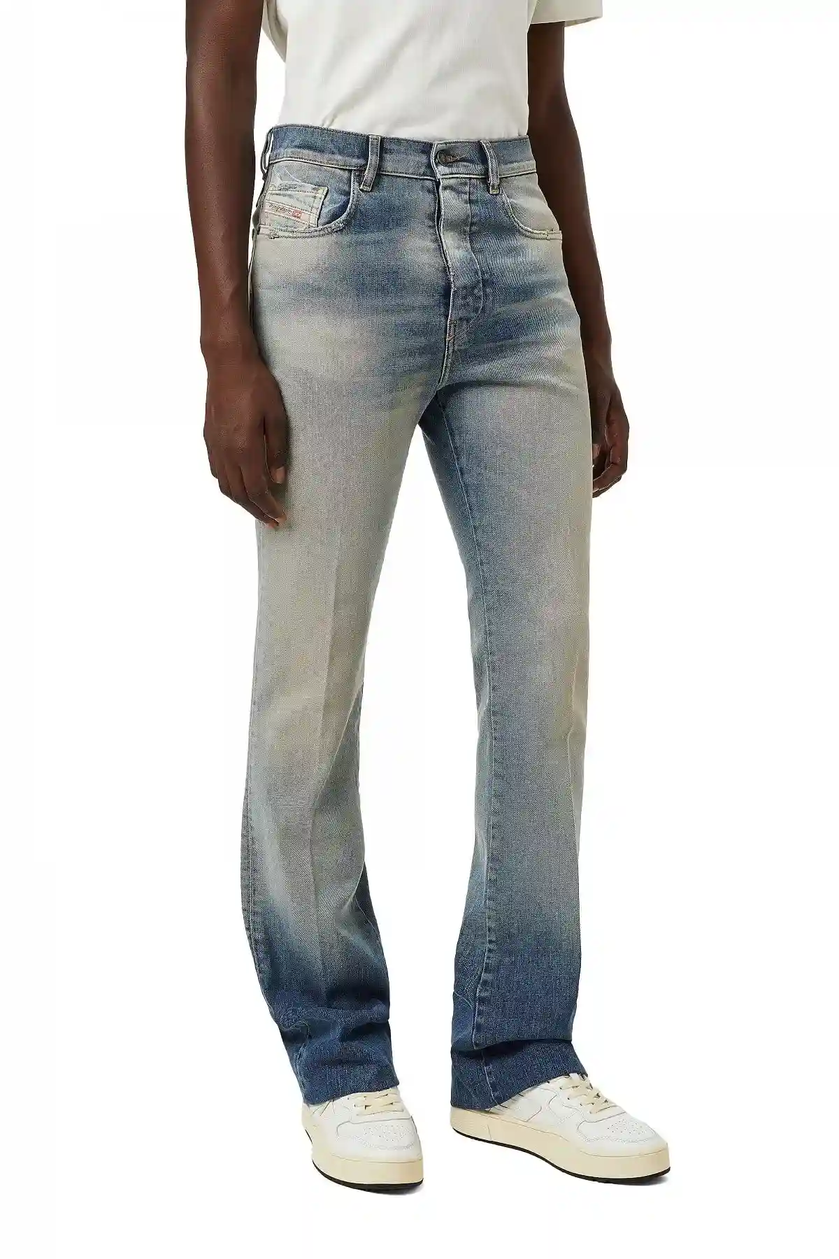 Blue Bootcut Jeans-D-Jefferr