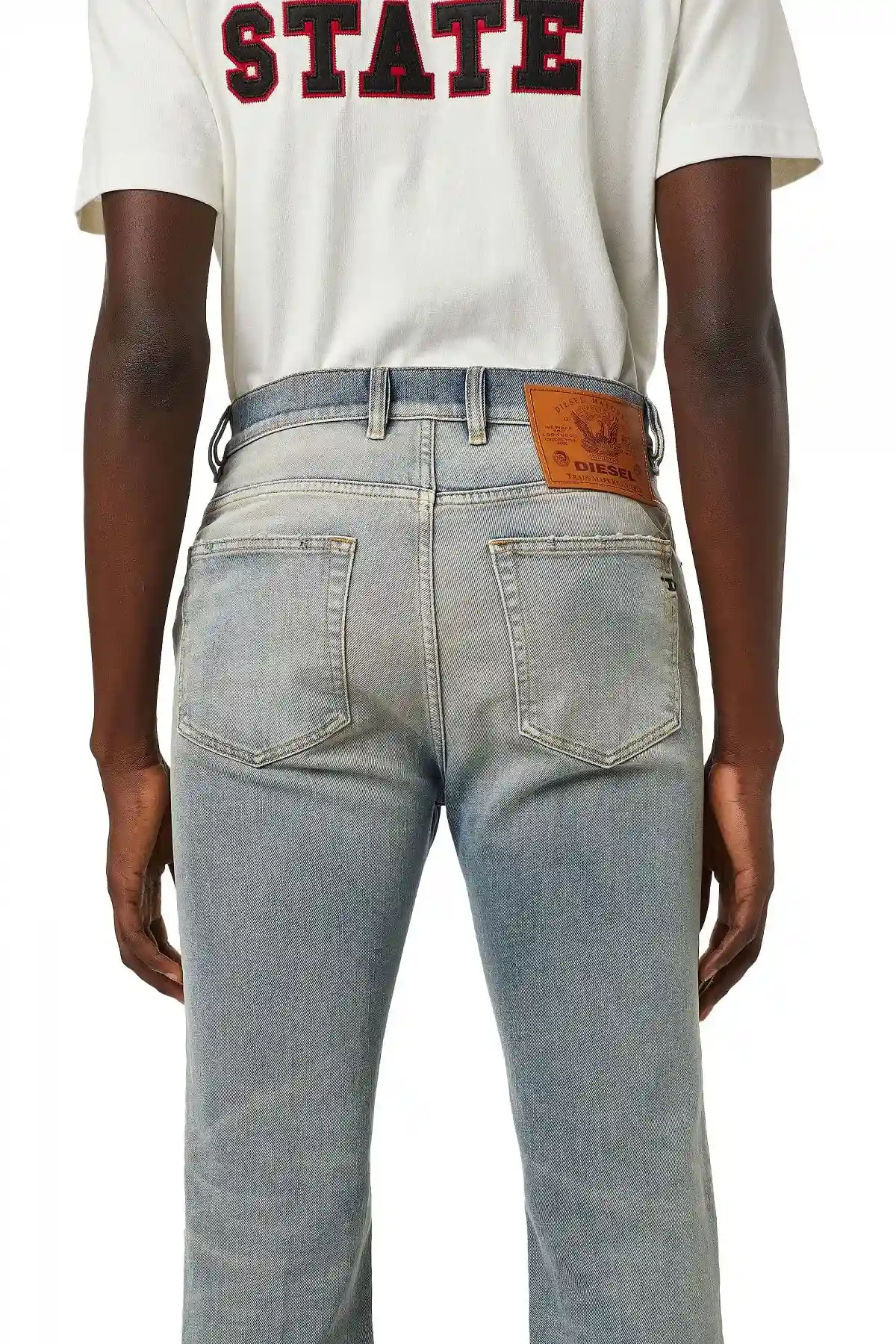 Blue Bootcut Jeans-D-Jefferr