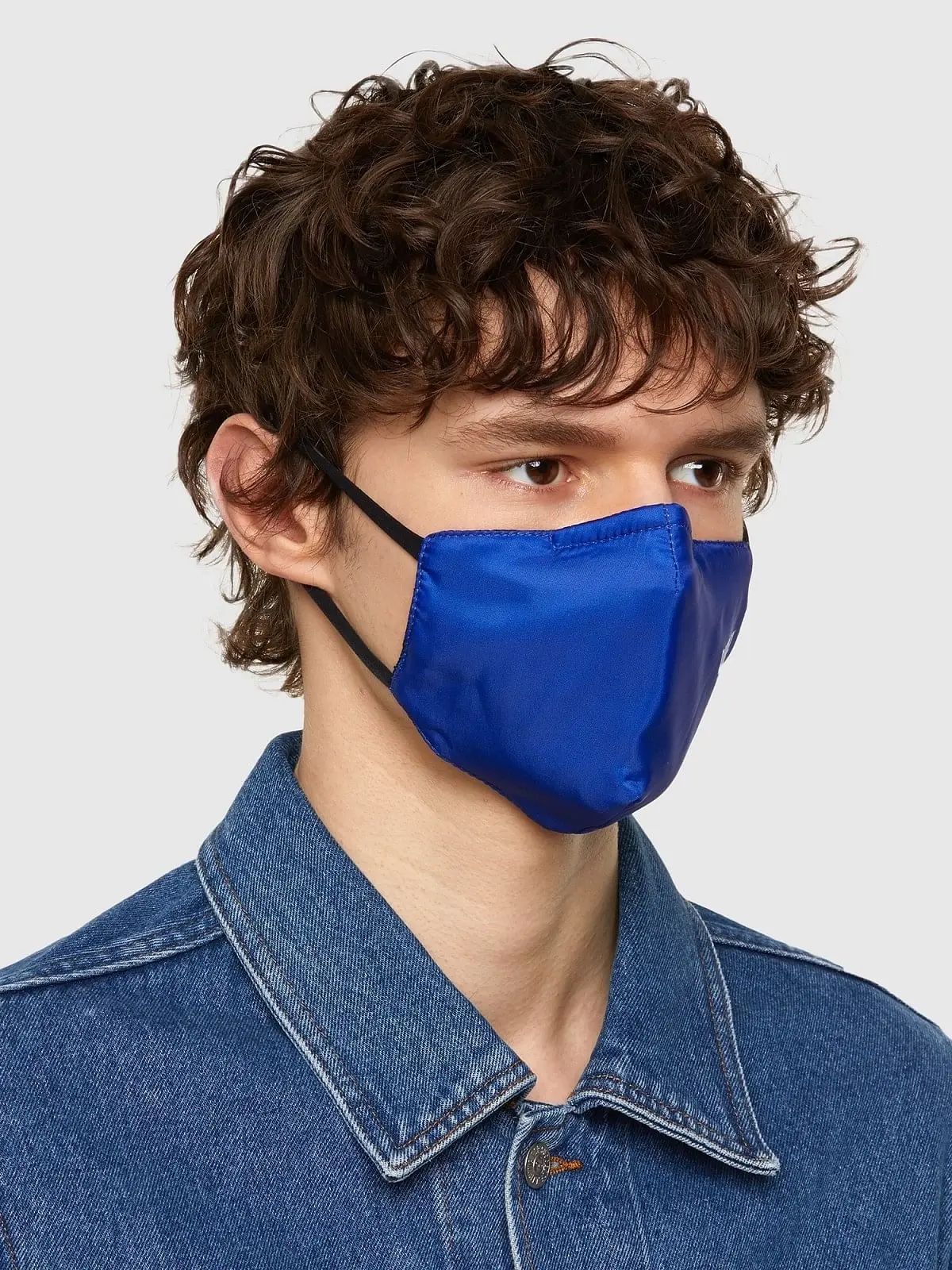 Blue Mask in solid color