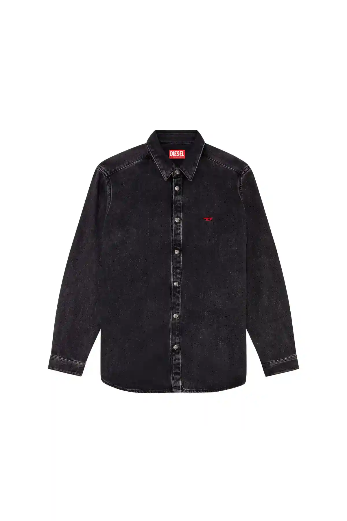 Black Shirt in Tencel denim
