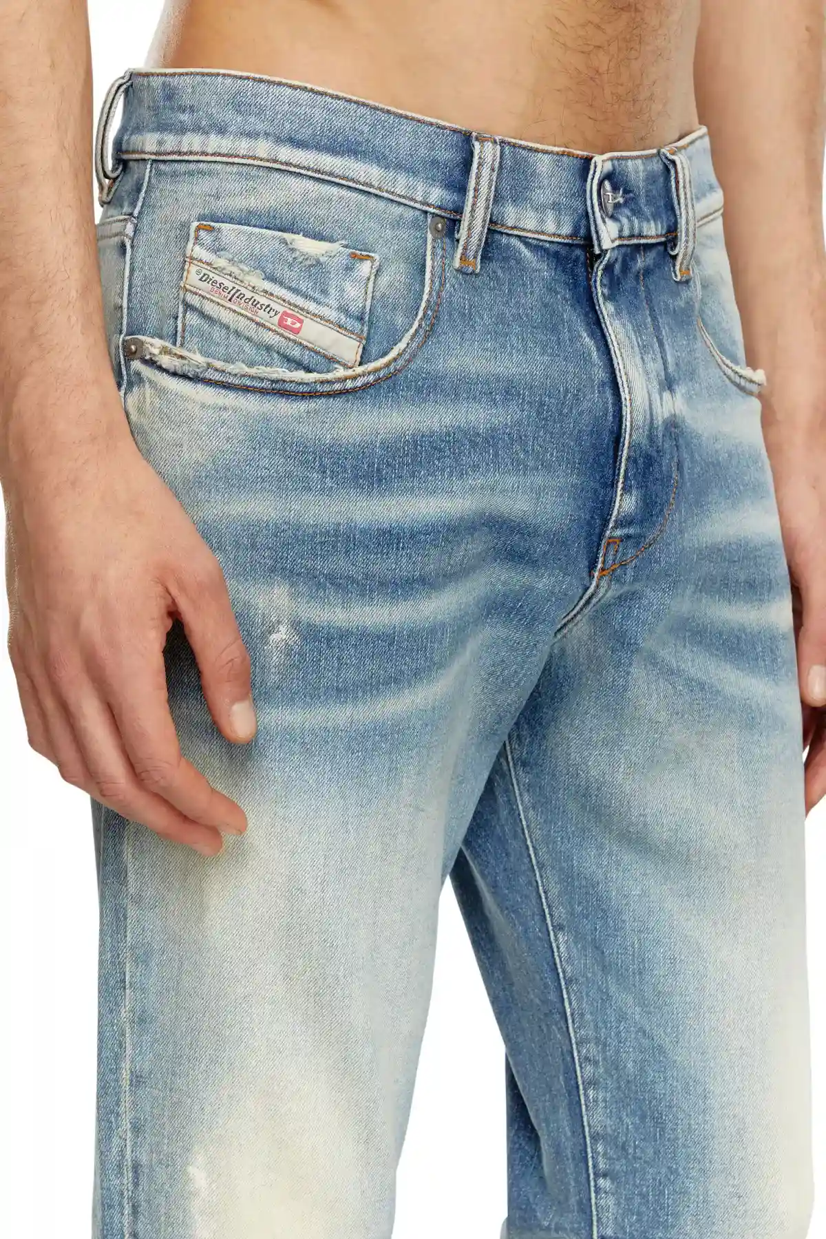 Blue Slim Jeans-2019 D-Strukt