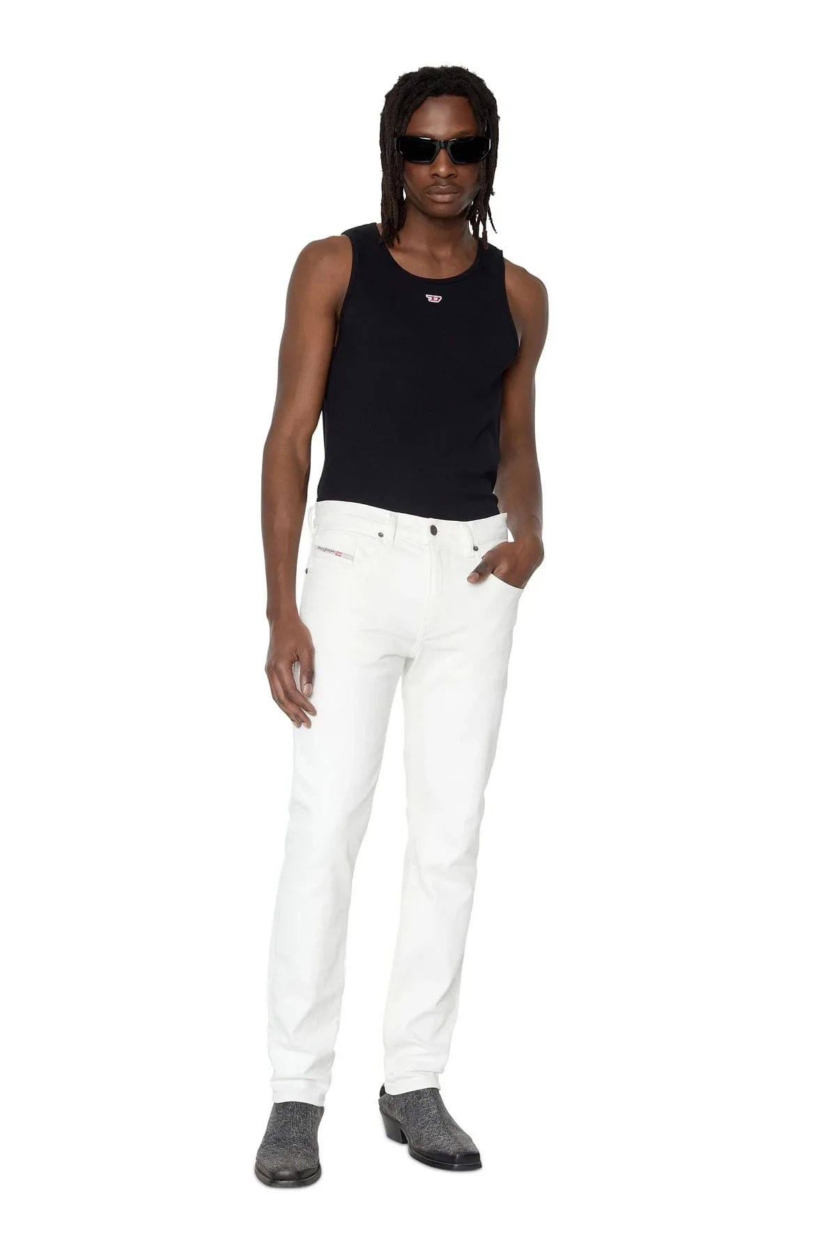 White Slim Jeans-2019 D-Strukt