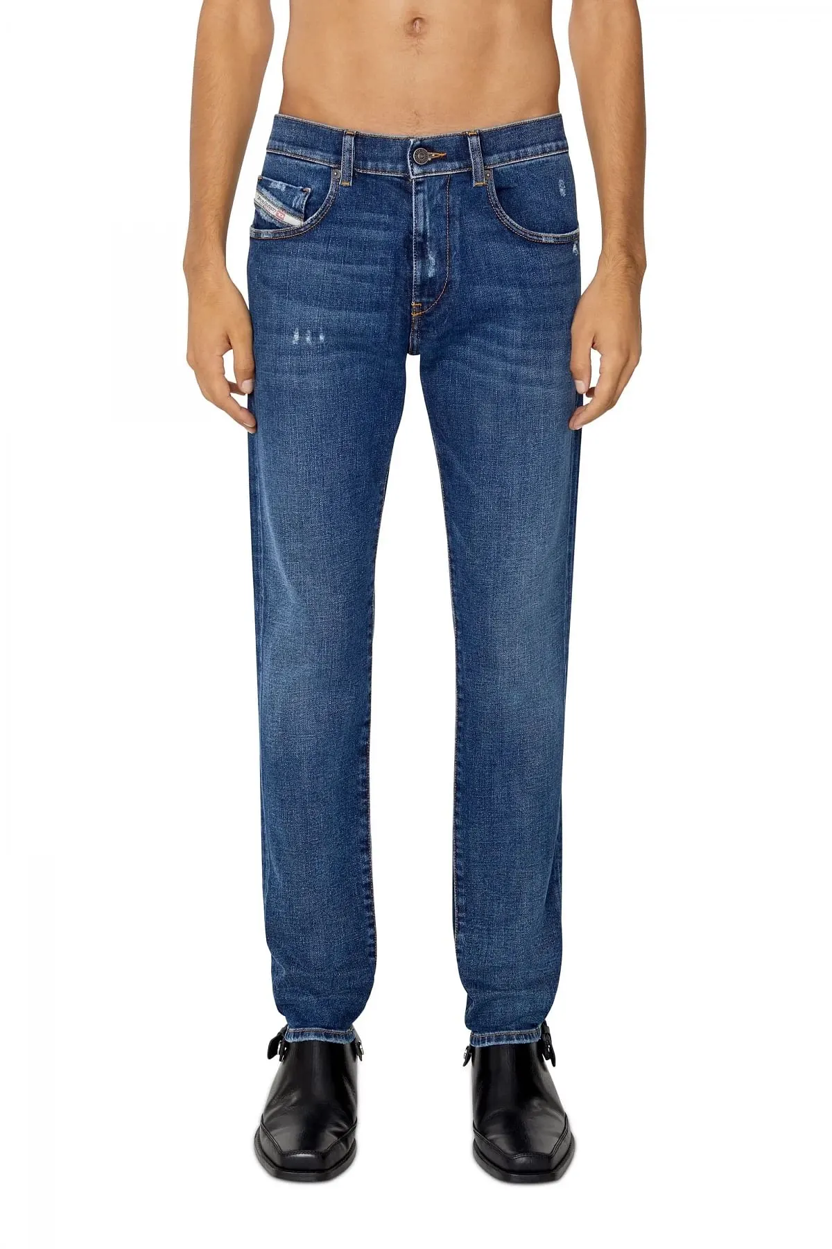 Blue Slim Jeans-2019 D-Strukt
