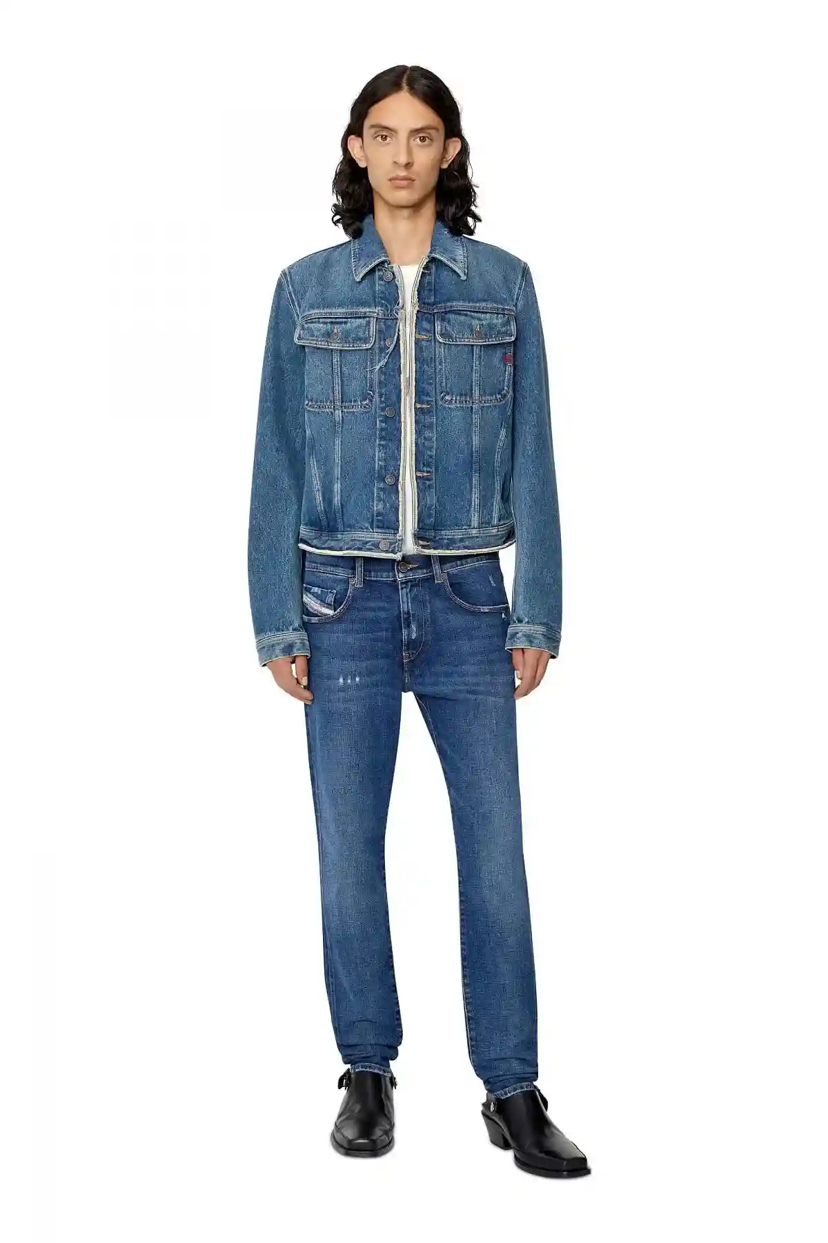 Blue Slim Jeans-2019 D-Strukt