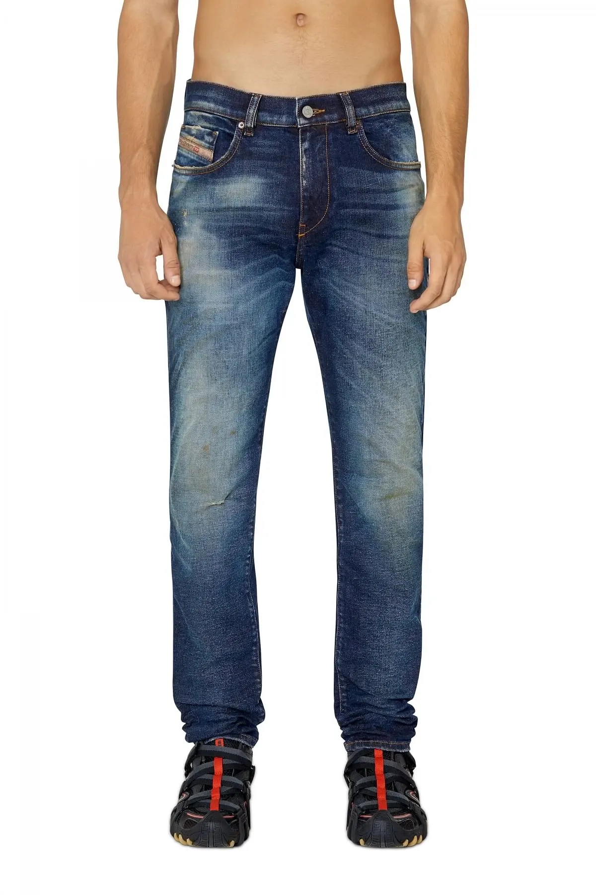 Blue Slim Jeans-2019 D-Strukt