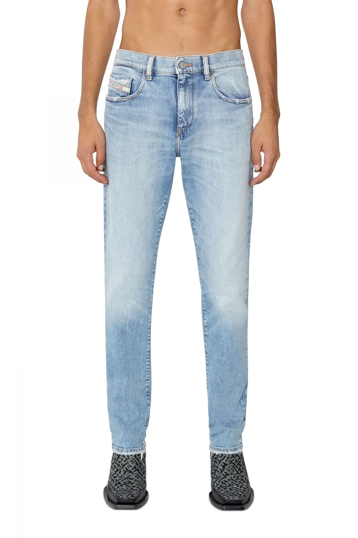 Blue Slim Jeans-2019 D-Strukt