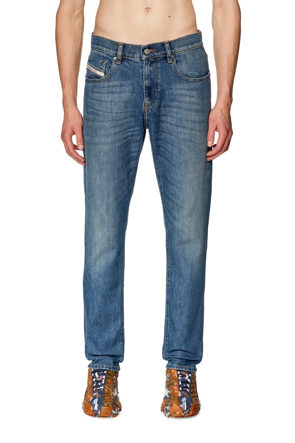 Blue Slim Jeans-2019 D-Strukt