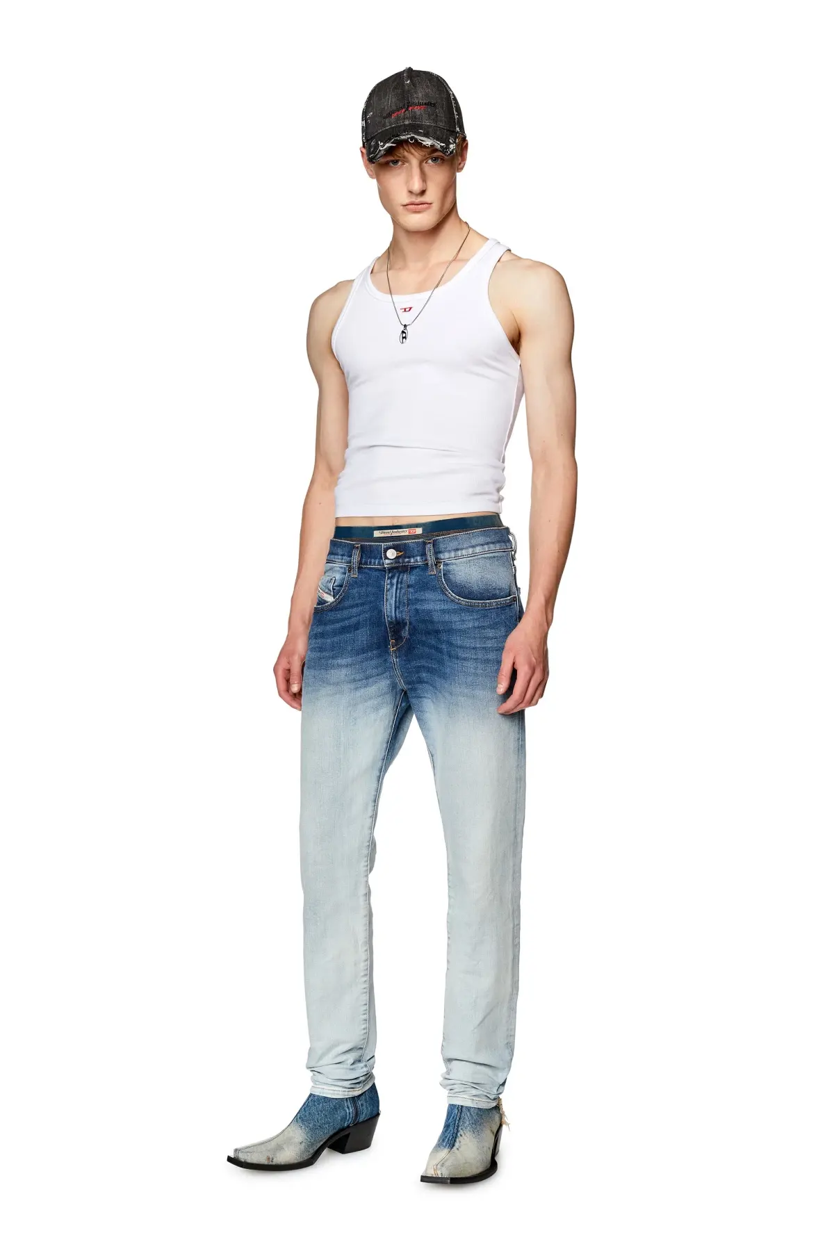 Blue Slim Jeans-2019 D-Strukt