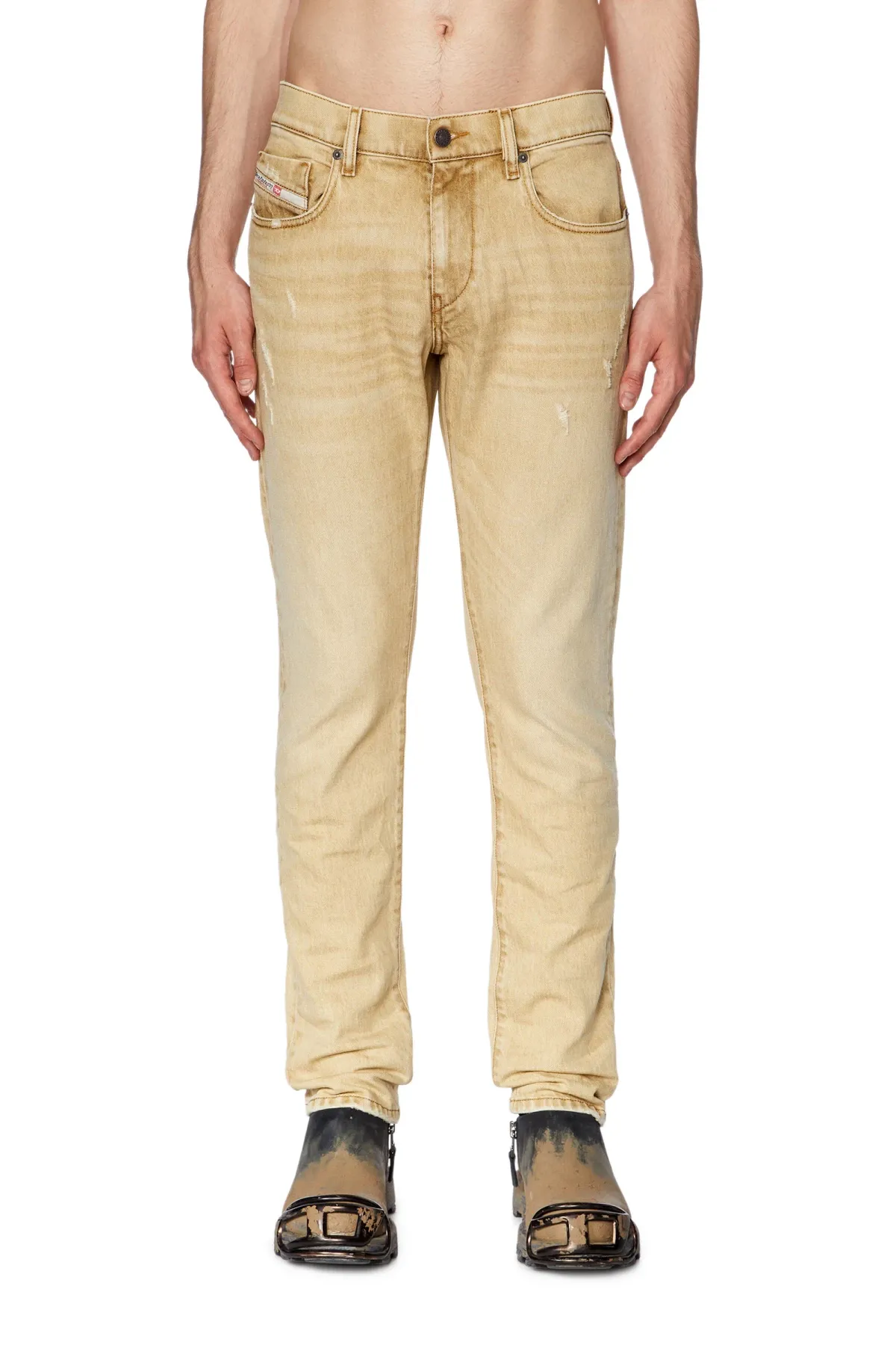 Brown Slim Jeans-2019 D-Strukt