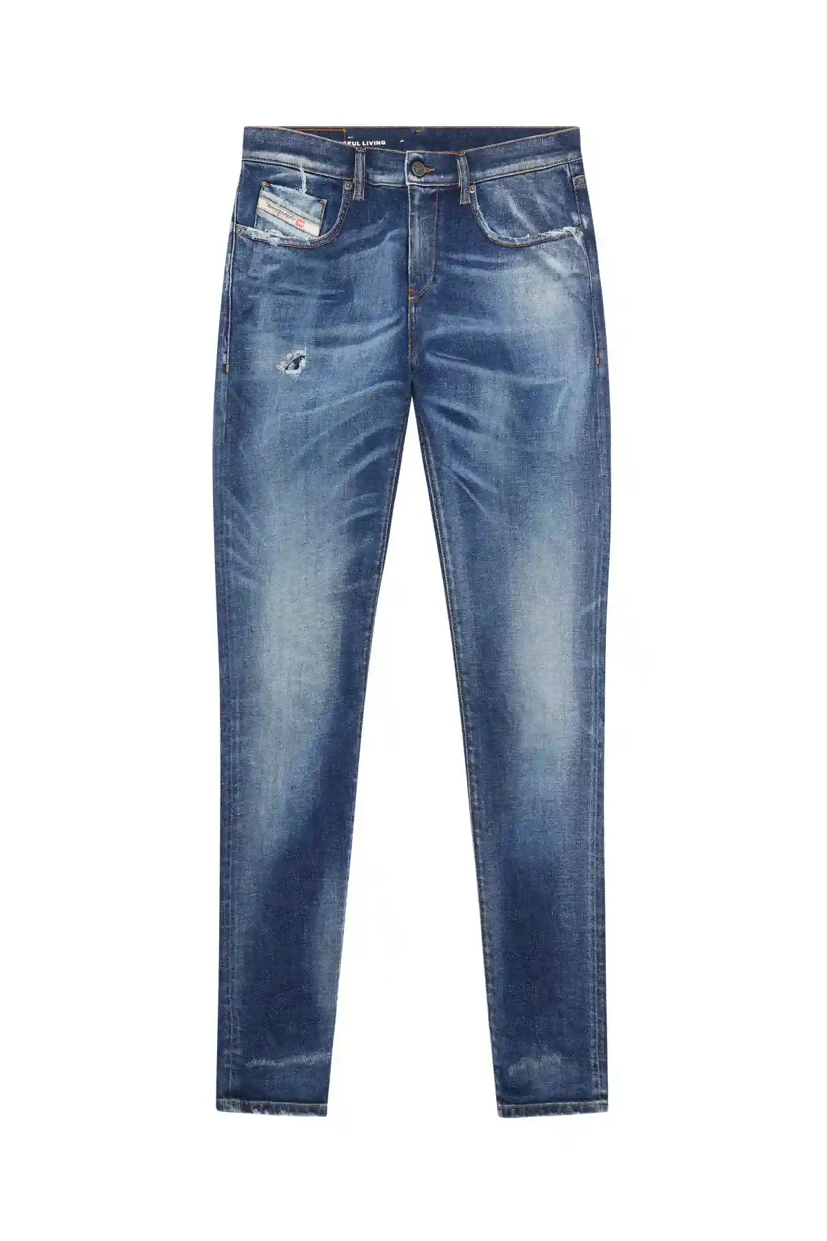 Blue Slim Jeans-2019 D-Strukt