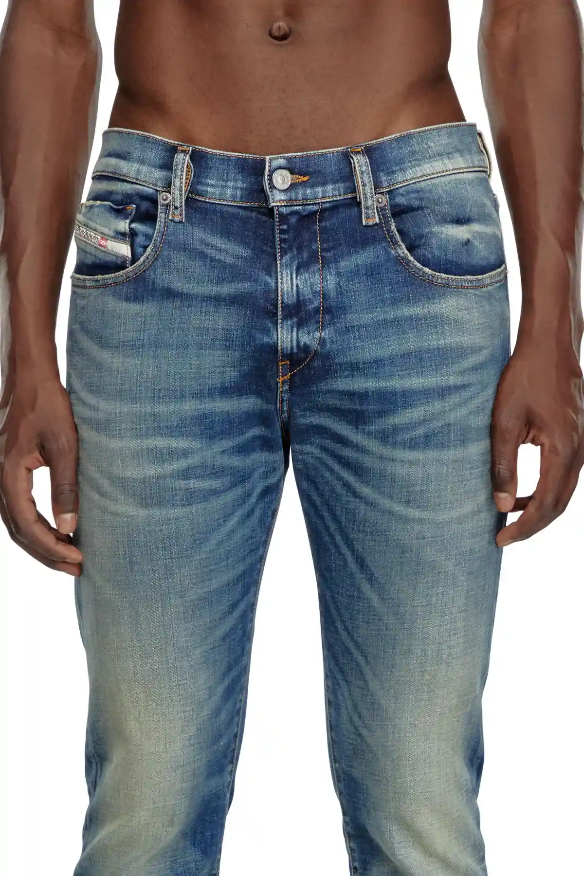 Blue 2019 D-Strukt L.32 Jeans Slim