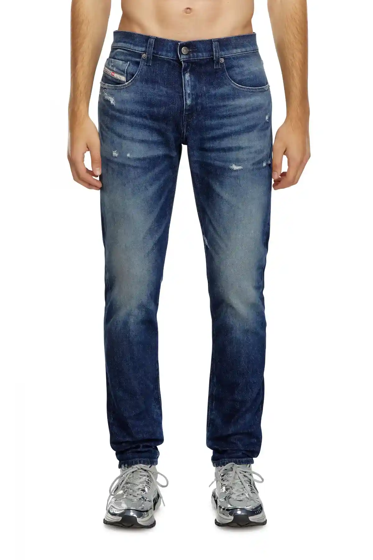 Blue 2019 D-Strukt L.32 Jeans Slim