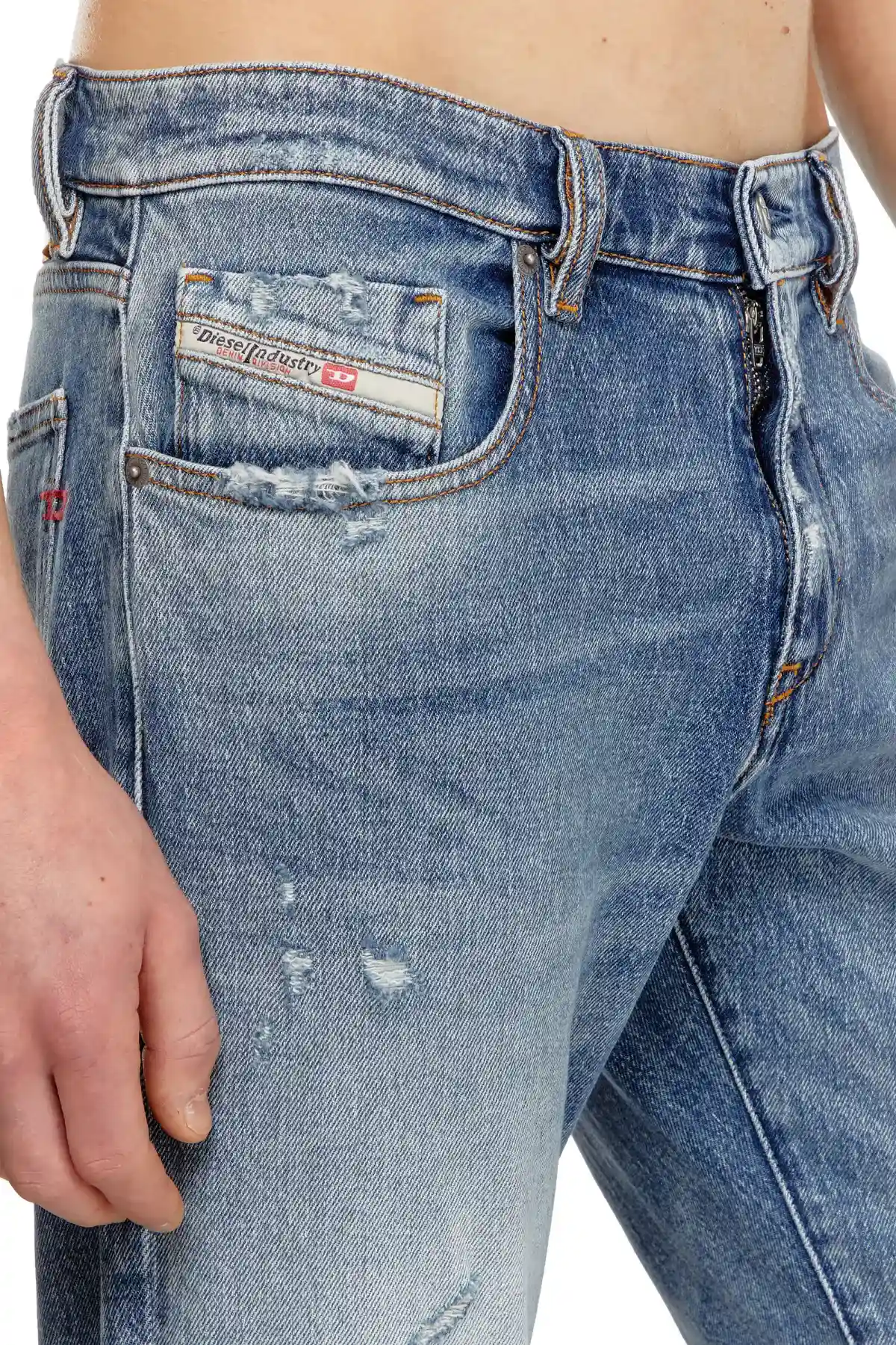 Blue Slim Jeans-2019 D-Strukt