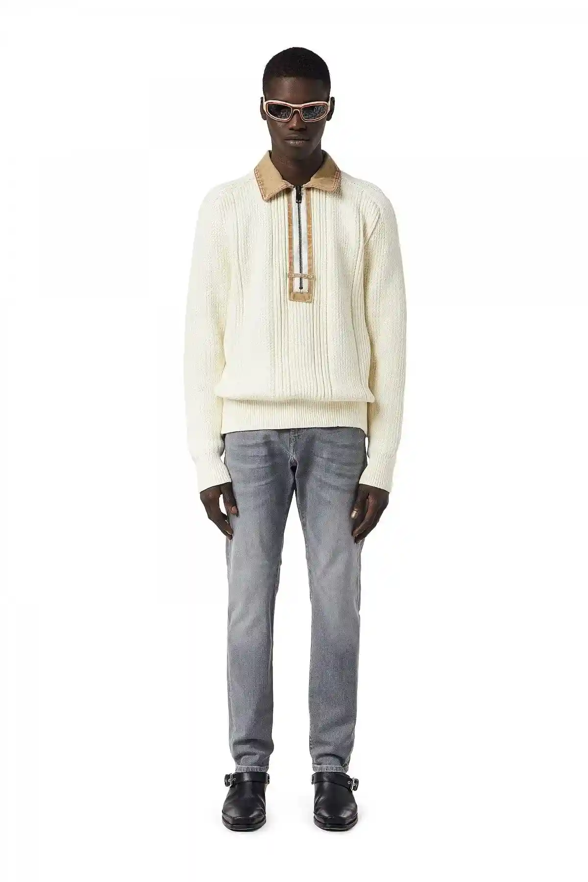 Grey Slim Jeans-2019 D-STRUKT