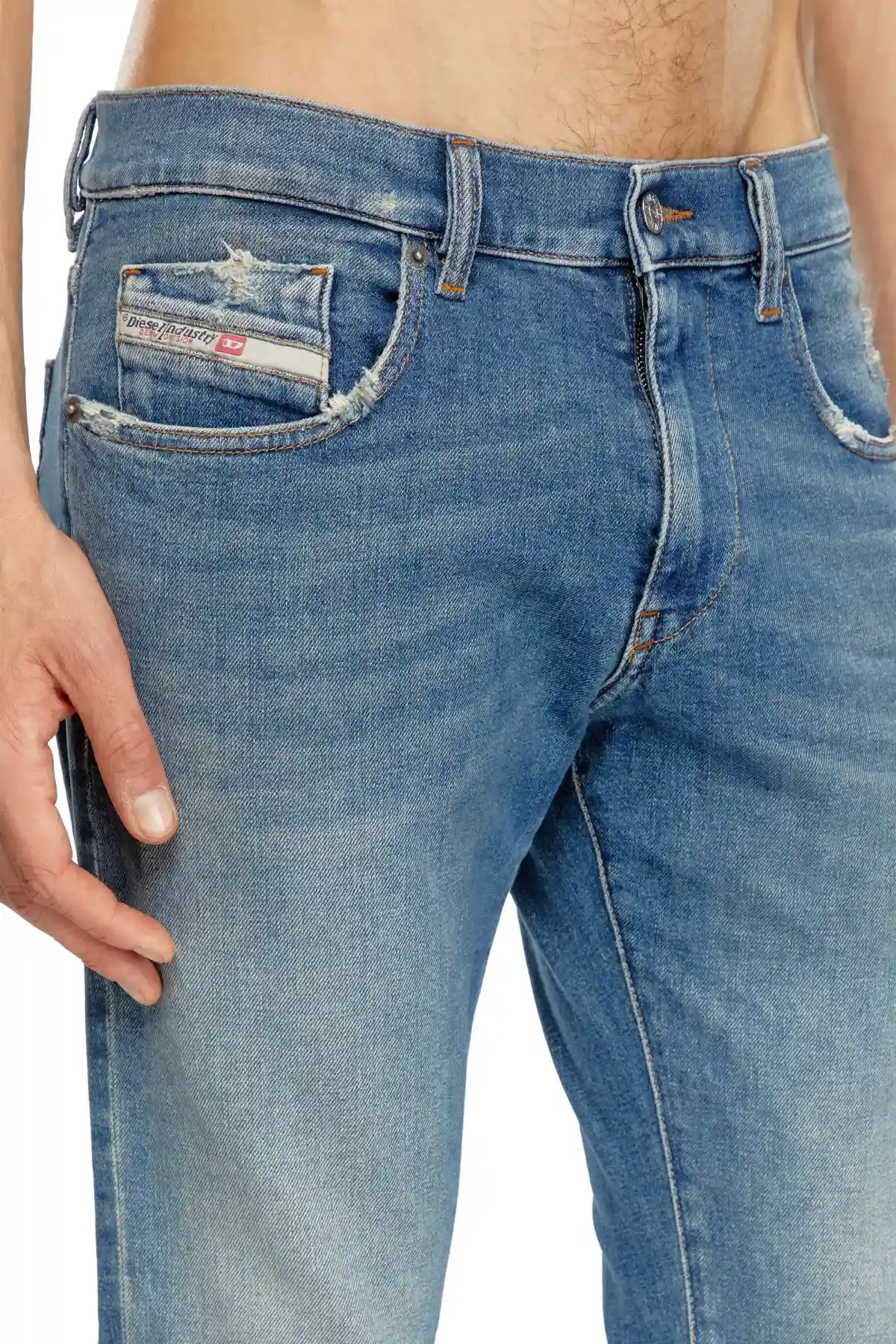 Blue Slim Jeans-2019 D-Strukt